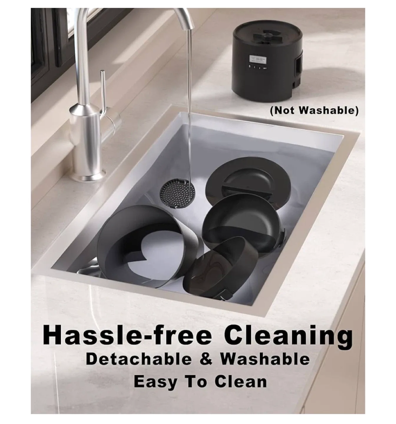 New Miaosical Automatic Pet Feeder - Dual Bowls image indicator(6)