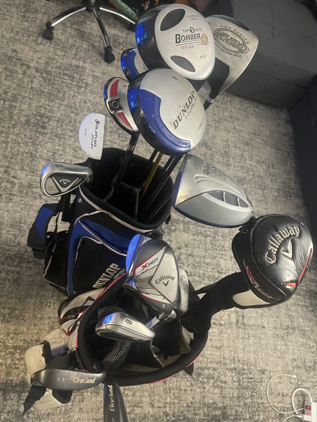 Golf Club Set - Callaway, Dunlop, X-Hot image indicator(2)