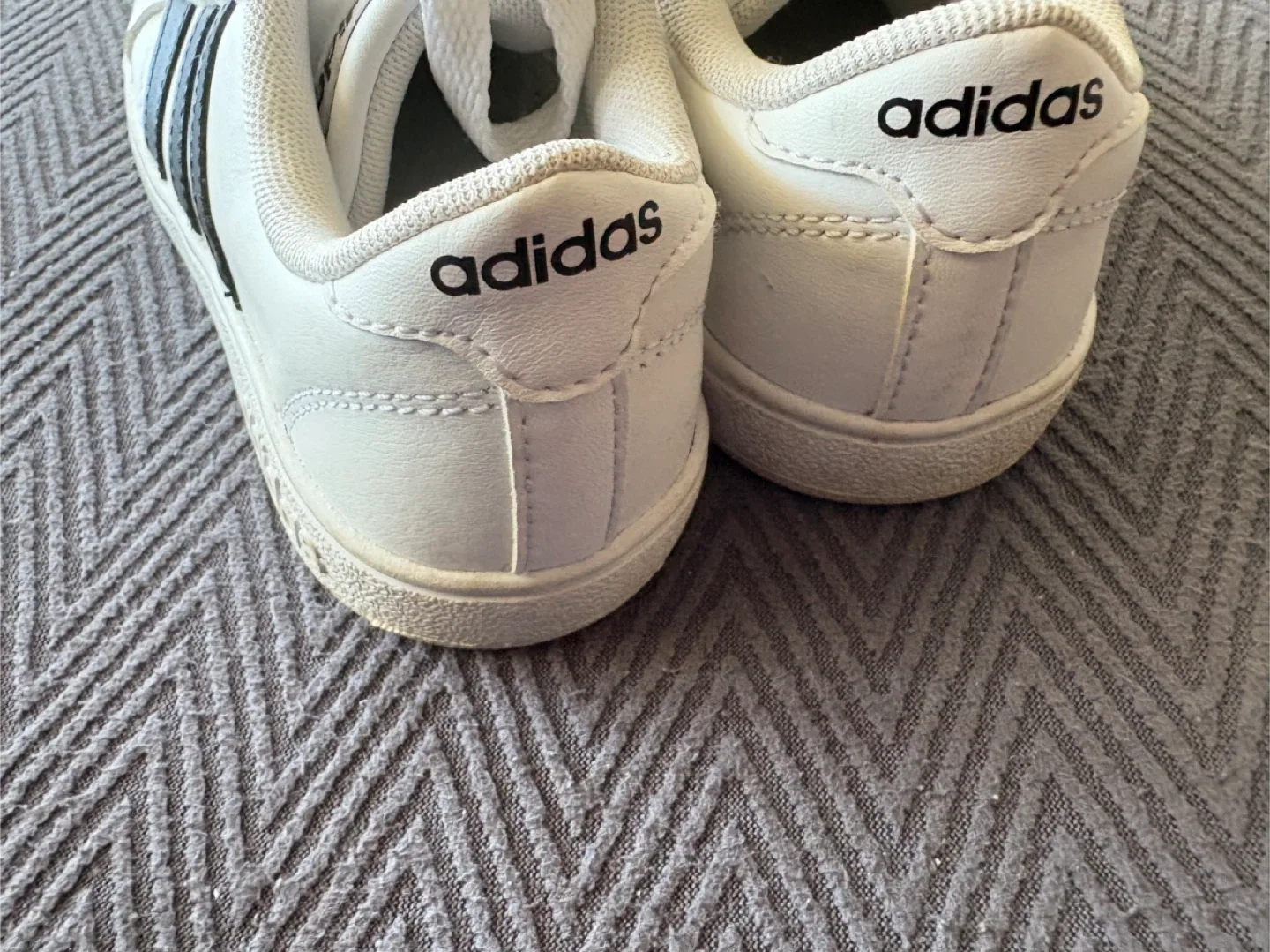 Adidas Neo White/Black Sneakers - US 13.5K image indicator(3)
