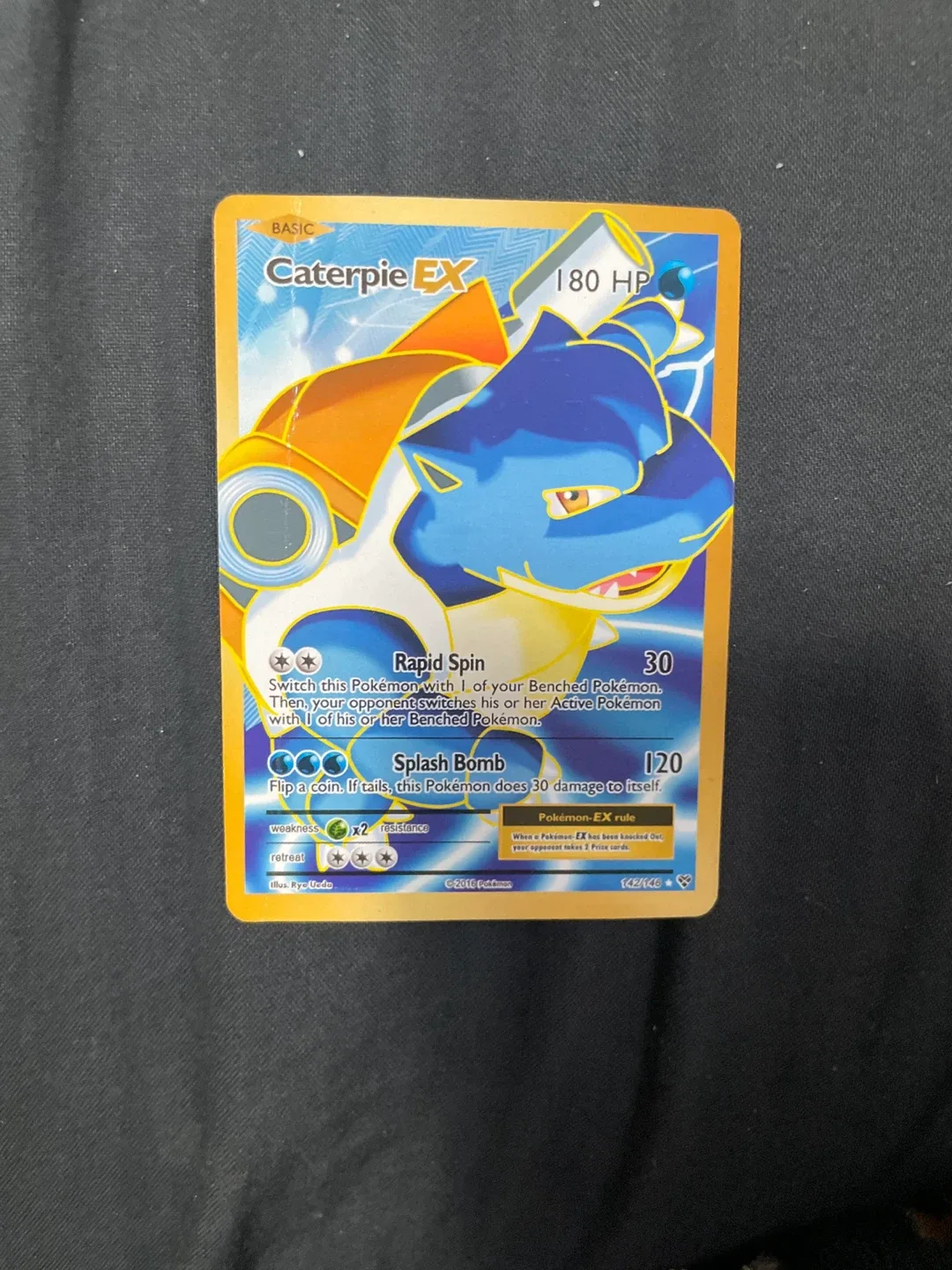 Misprint Blastoise as Caterpie EX Pokémon Card thumbnail