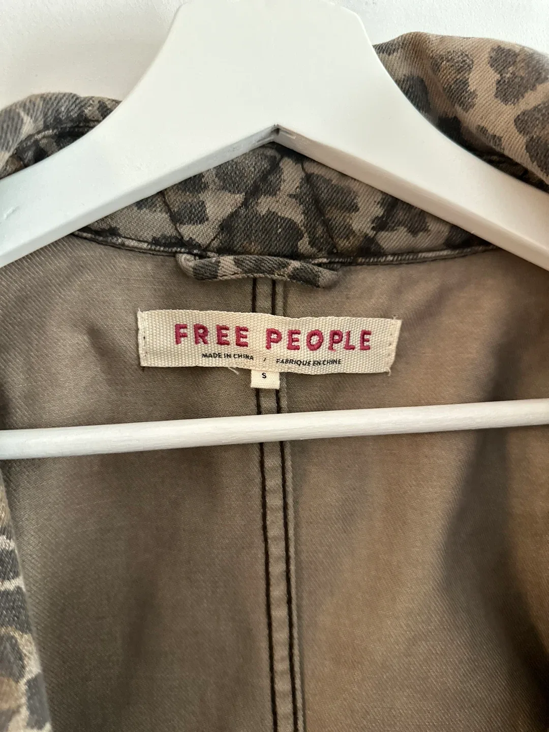 Free People Leopard Print Jacket - Size Small image indicator(4)