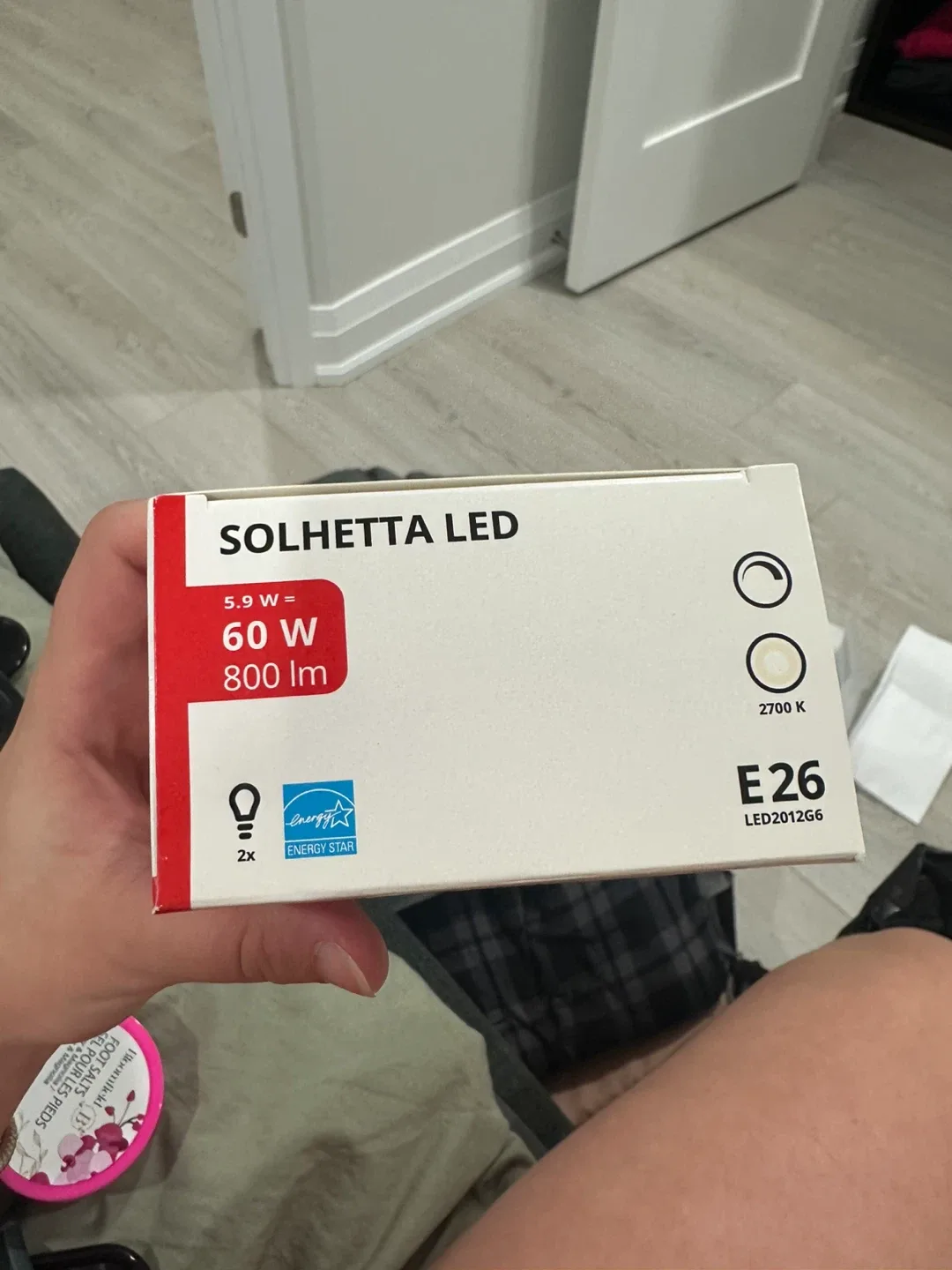 IKEA Solhetta LED 60W 800lm E26 - New! image indicator(3)