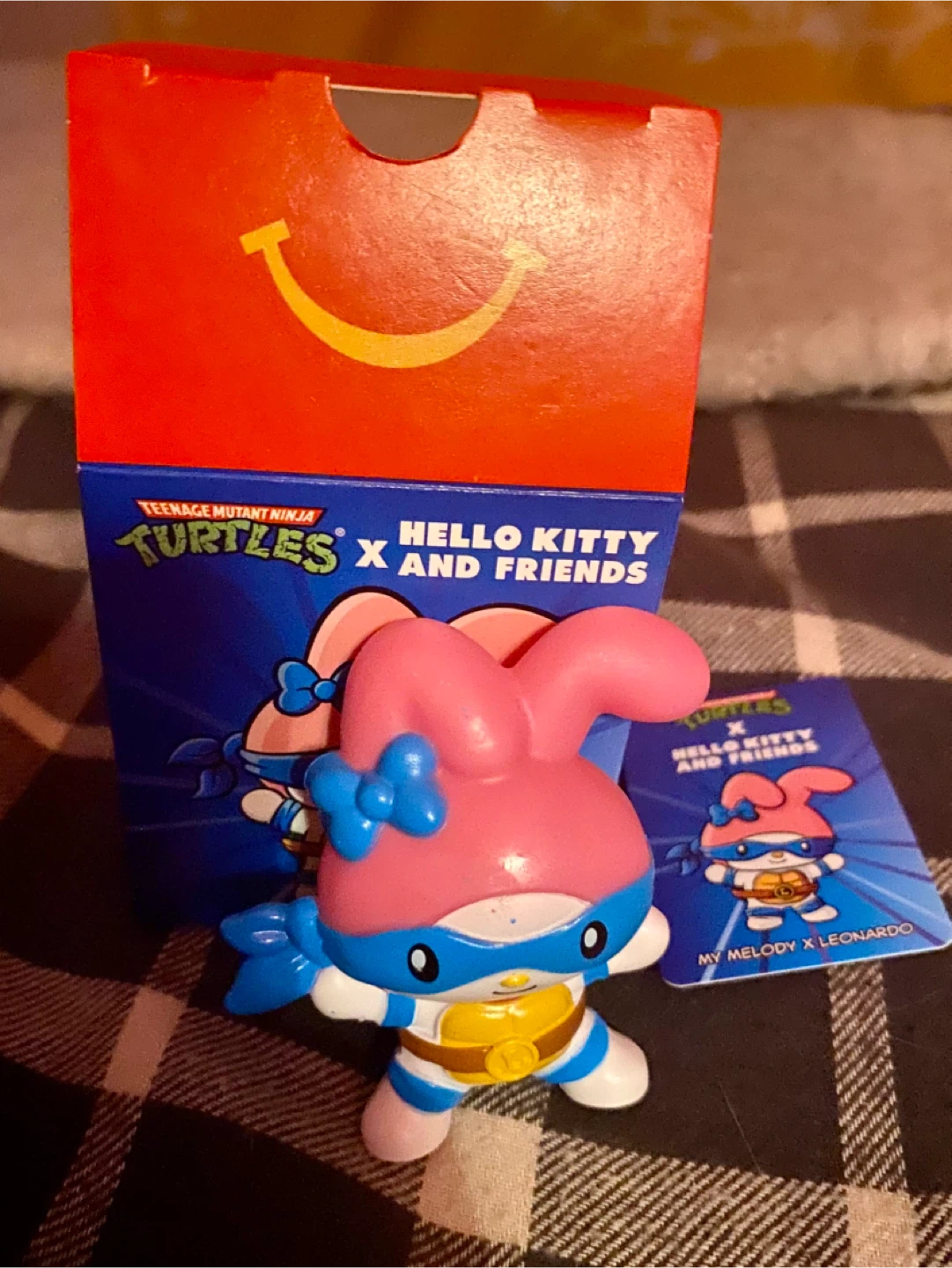 McDonald's TMNT Turtles x Hello Kitty My Melody Leonardo