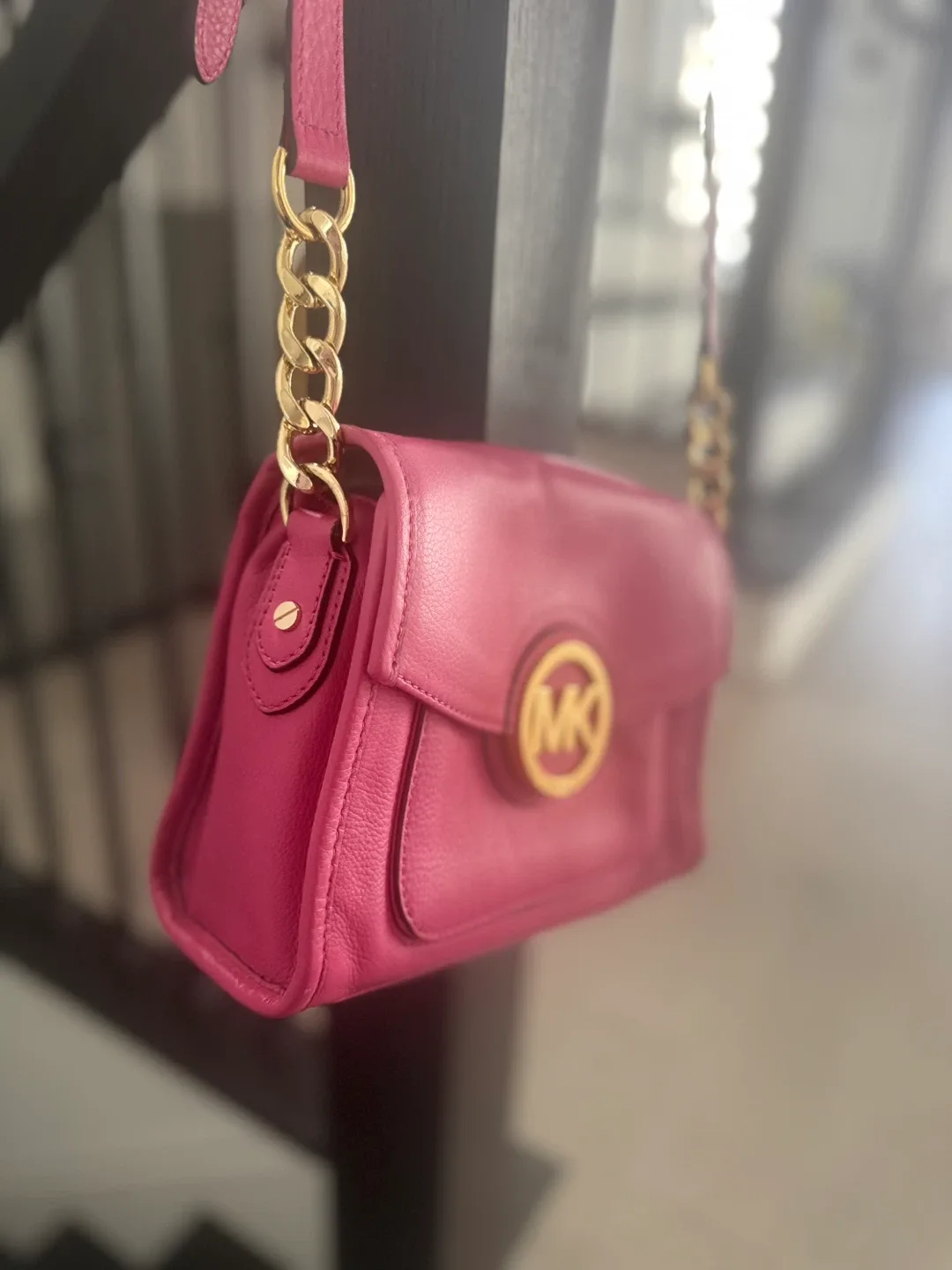 Michael Kors Pink Crossbody Bag image indicator(3)