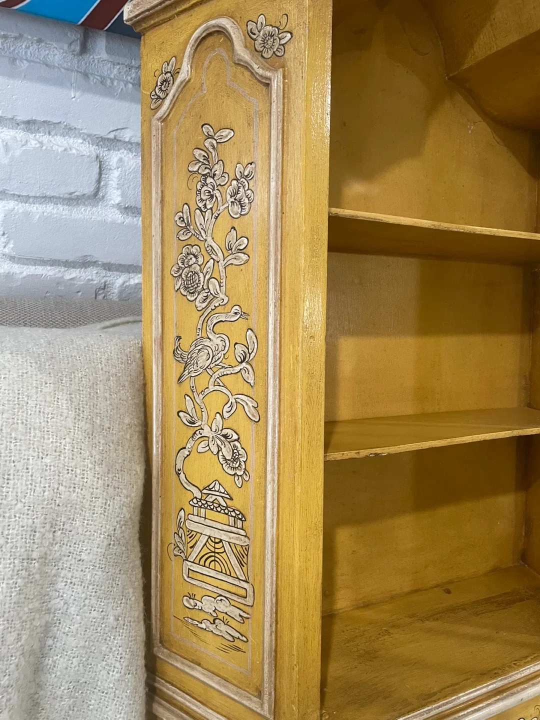 Vintage Style Yellow Wall Cabinet image indicator(2)