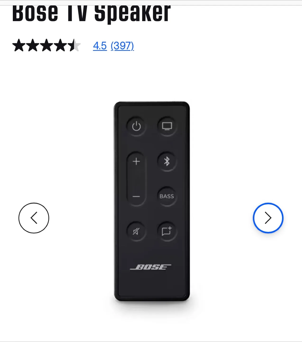 Bose TV Speaker - Soundbar image indicator(5)