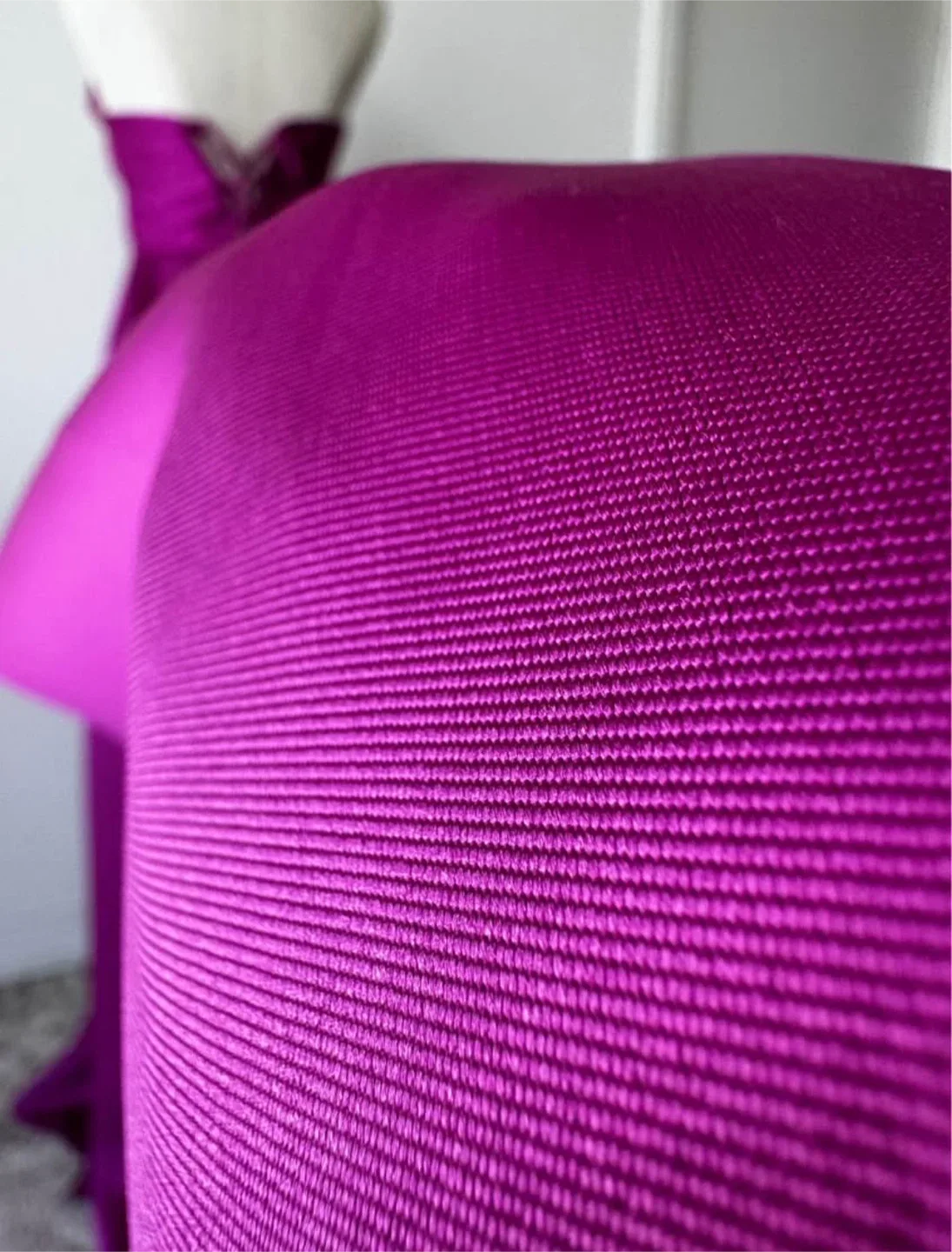 MUST GO TODAY! Magenta Strapless Gown - size S/M image indicator(5)