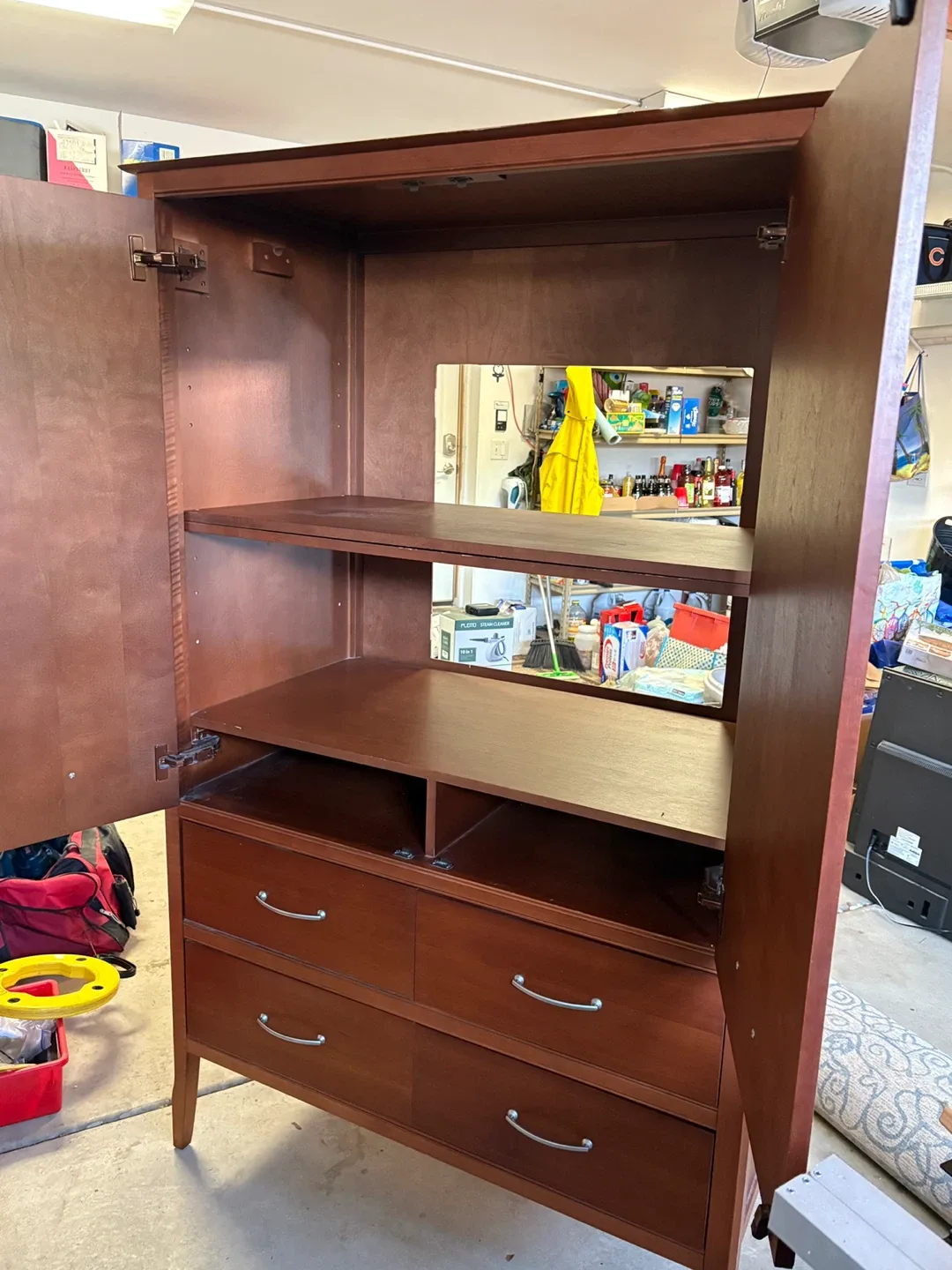 Wooden Wardrobe with Drawers image indicator(6)