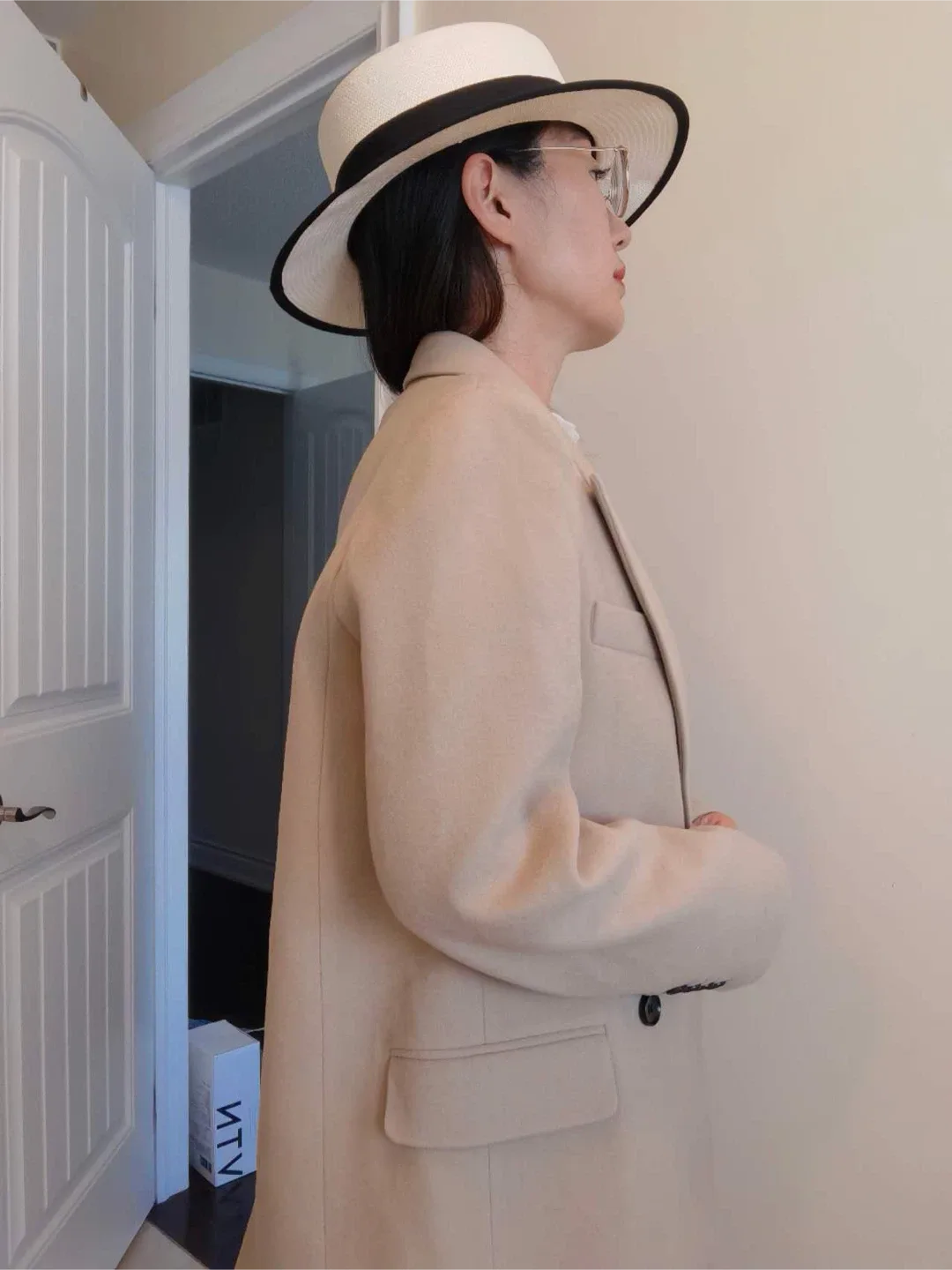 Beige Blazer Wood image indicator(3)