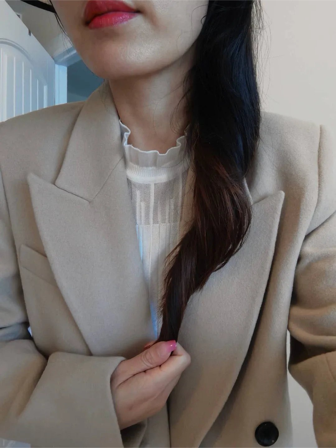 Beige Blazer Wood image indicator(2)