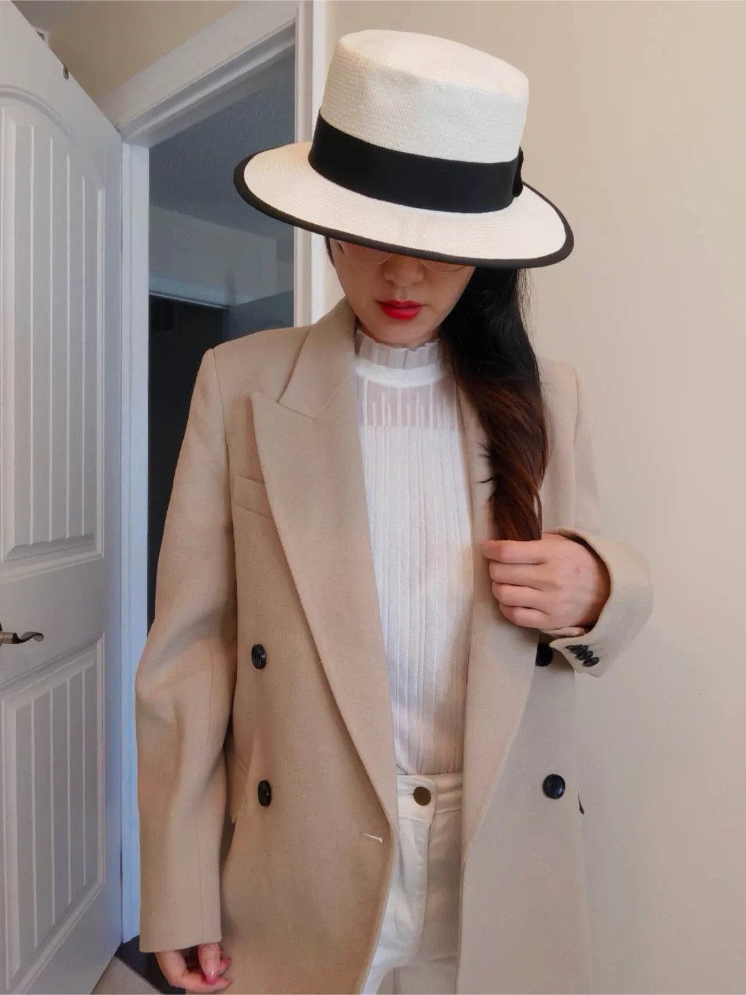 Beige Blazer Wood image indicator(4)