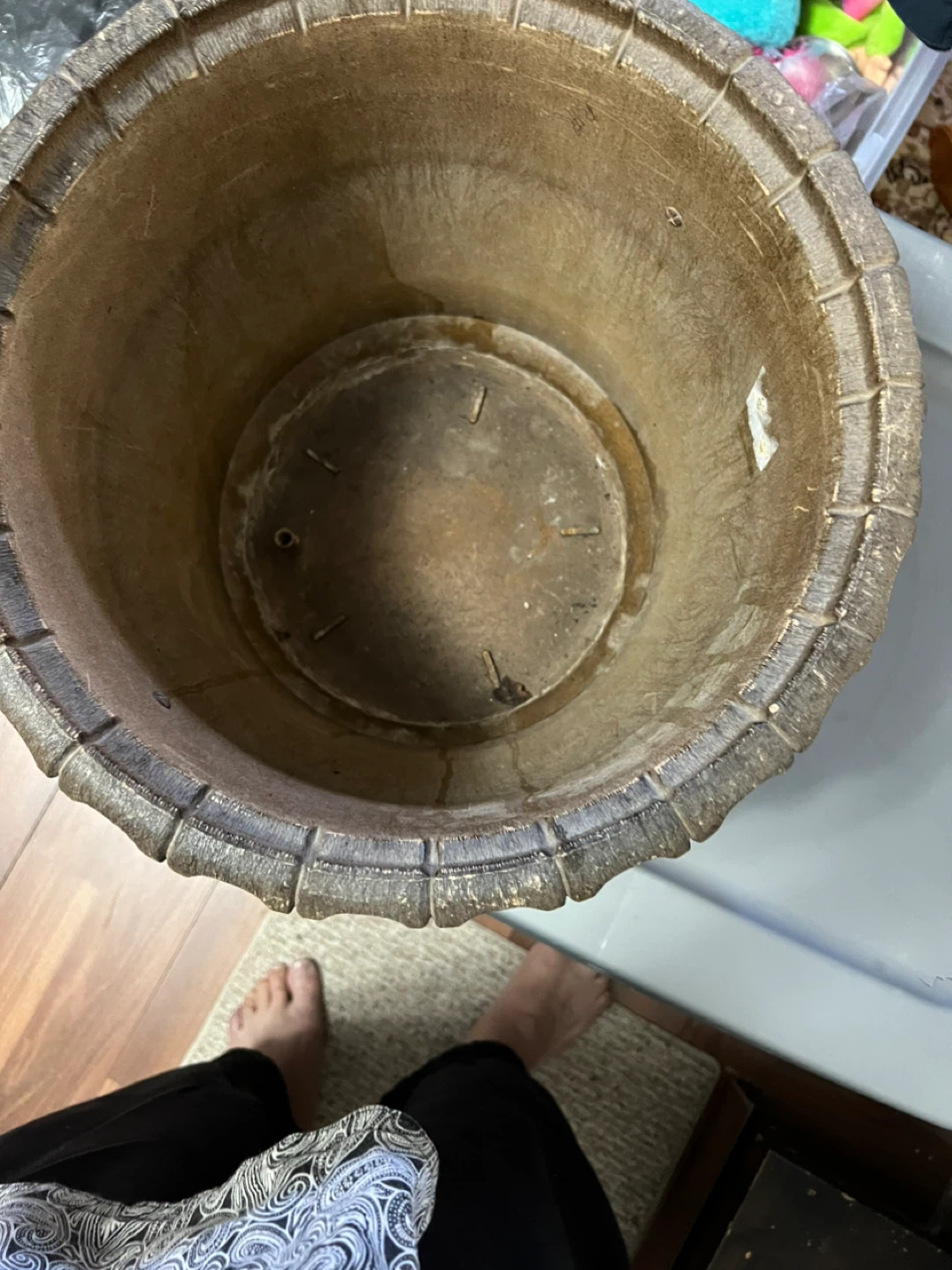 Wooden Decorative Flower Pot - photo 3