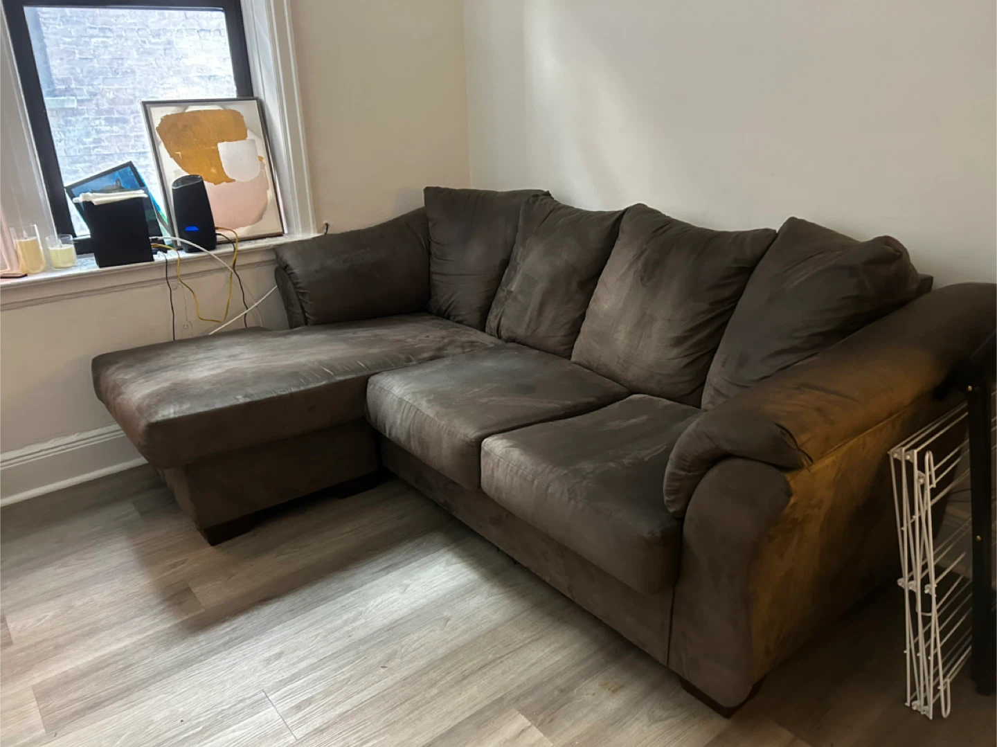 Brown Sectional Sofa - photo 2