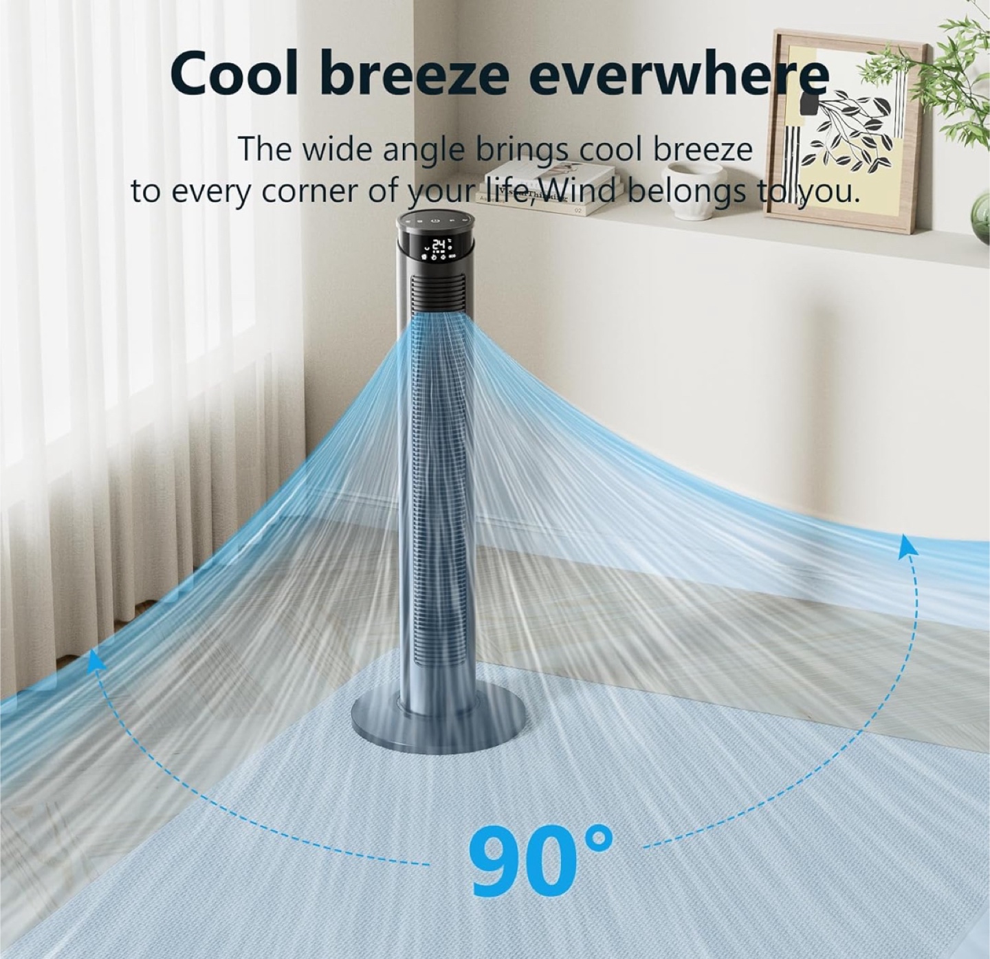 Tower Fan - Cool Breeze Everywhere