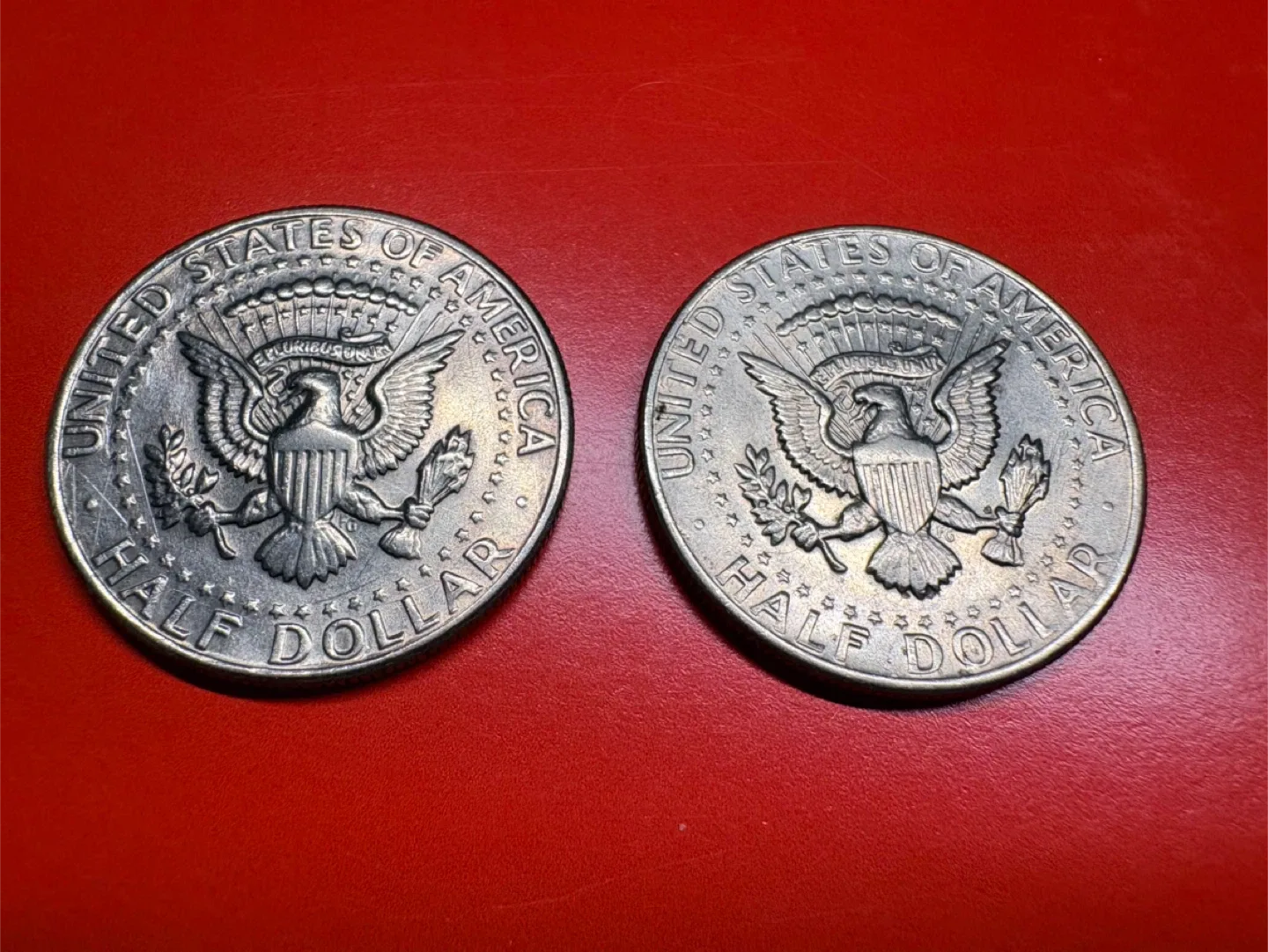 Two 1971 Kennedy Half Dollar Coins image indicator(4)