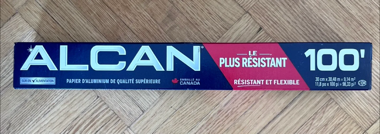 Alcan Plus Résistant 100' Aluminum Foil thumbnail