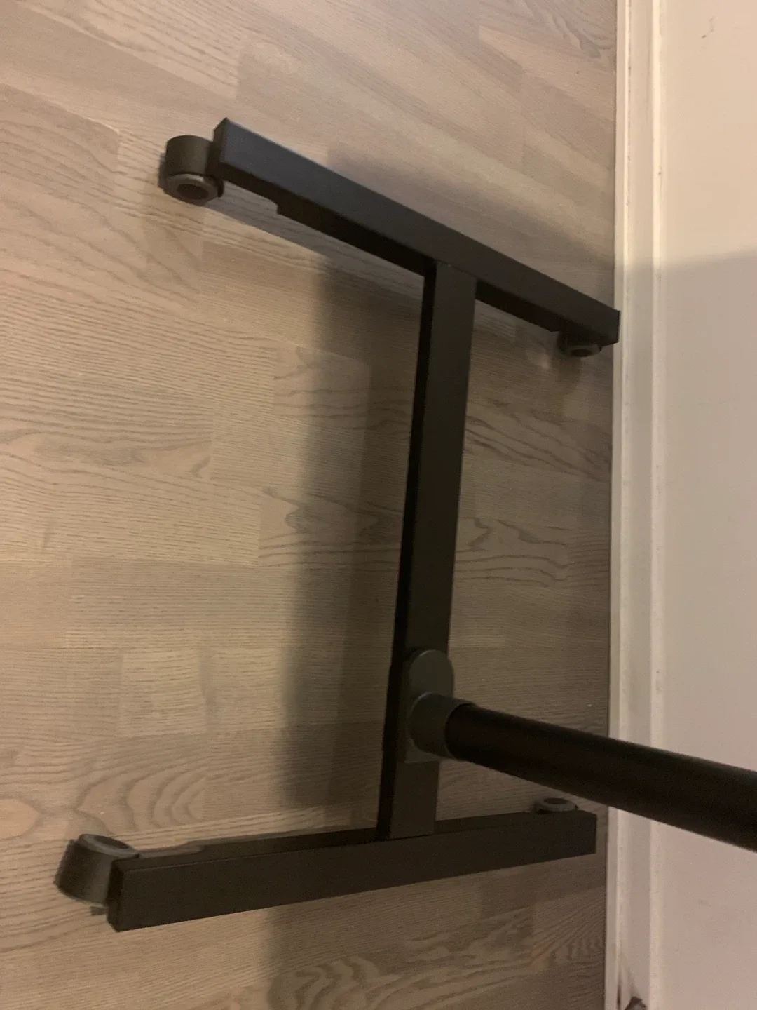 Adjustable Height & Angle Rolling Laptop Desk - Black image indicator(4)