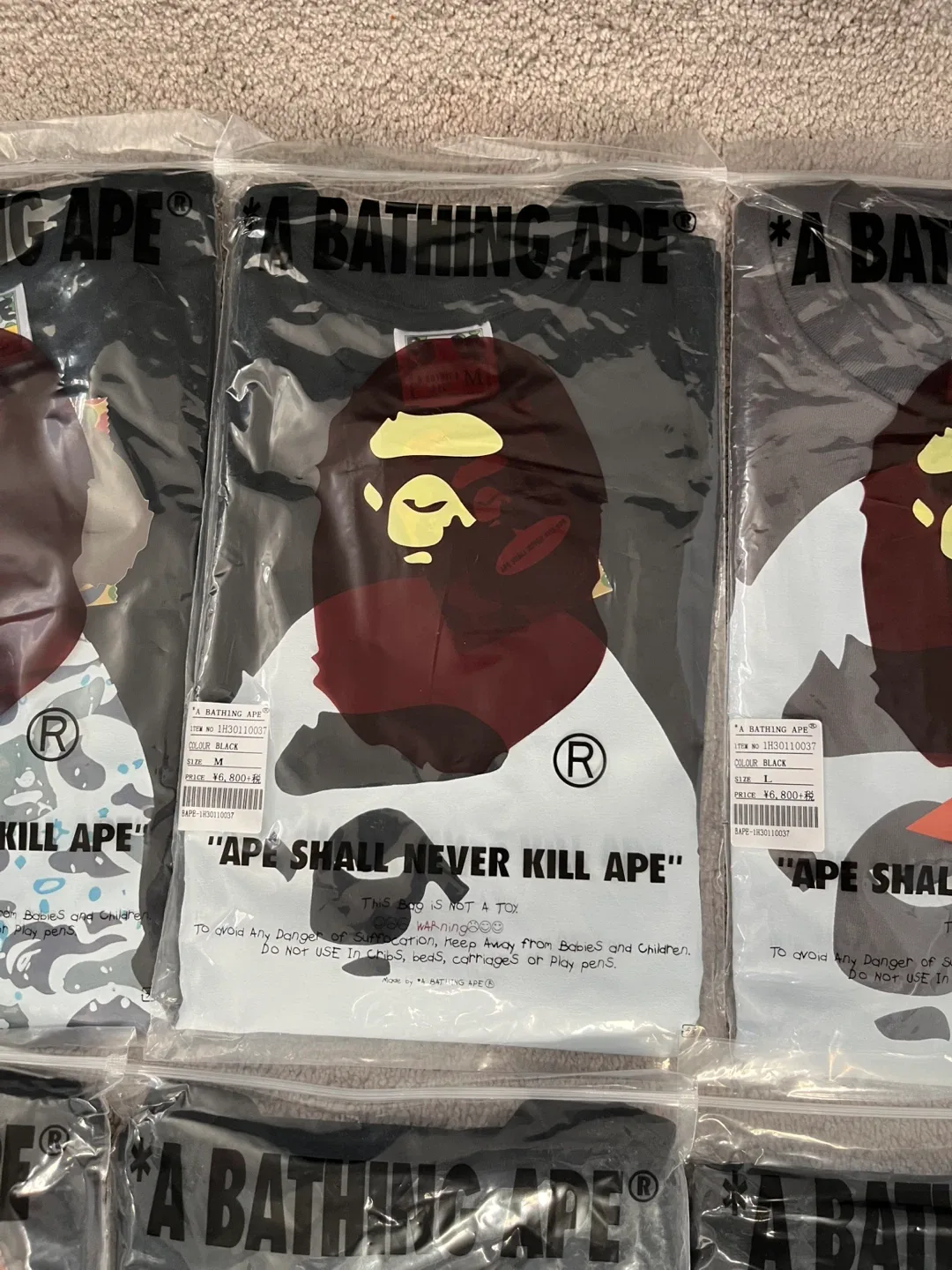 New A Bathing Ape (BAPE) T-Shirt - Size M image indicator(7)
