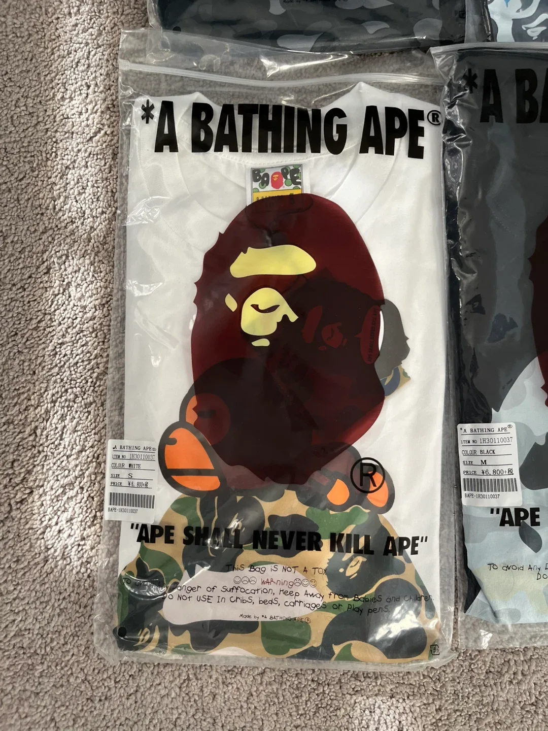 New A Bathing Ape (BAPE) T-Shirt - Size M image indicator(3)
