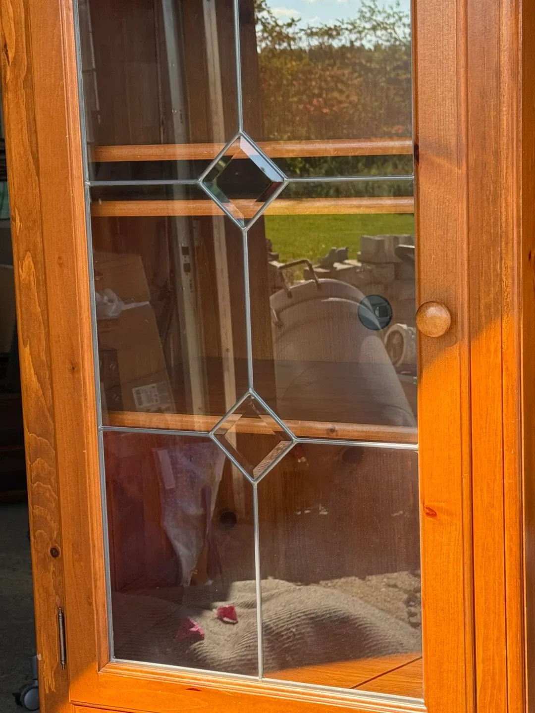 Wooden Display Cabinet with Glass Door 🥕 image indicator(2)