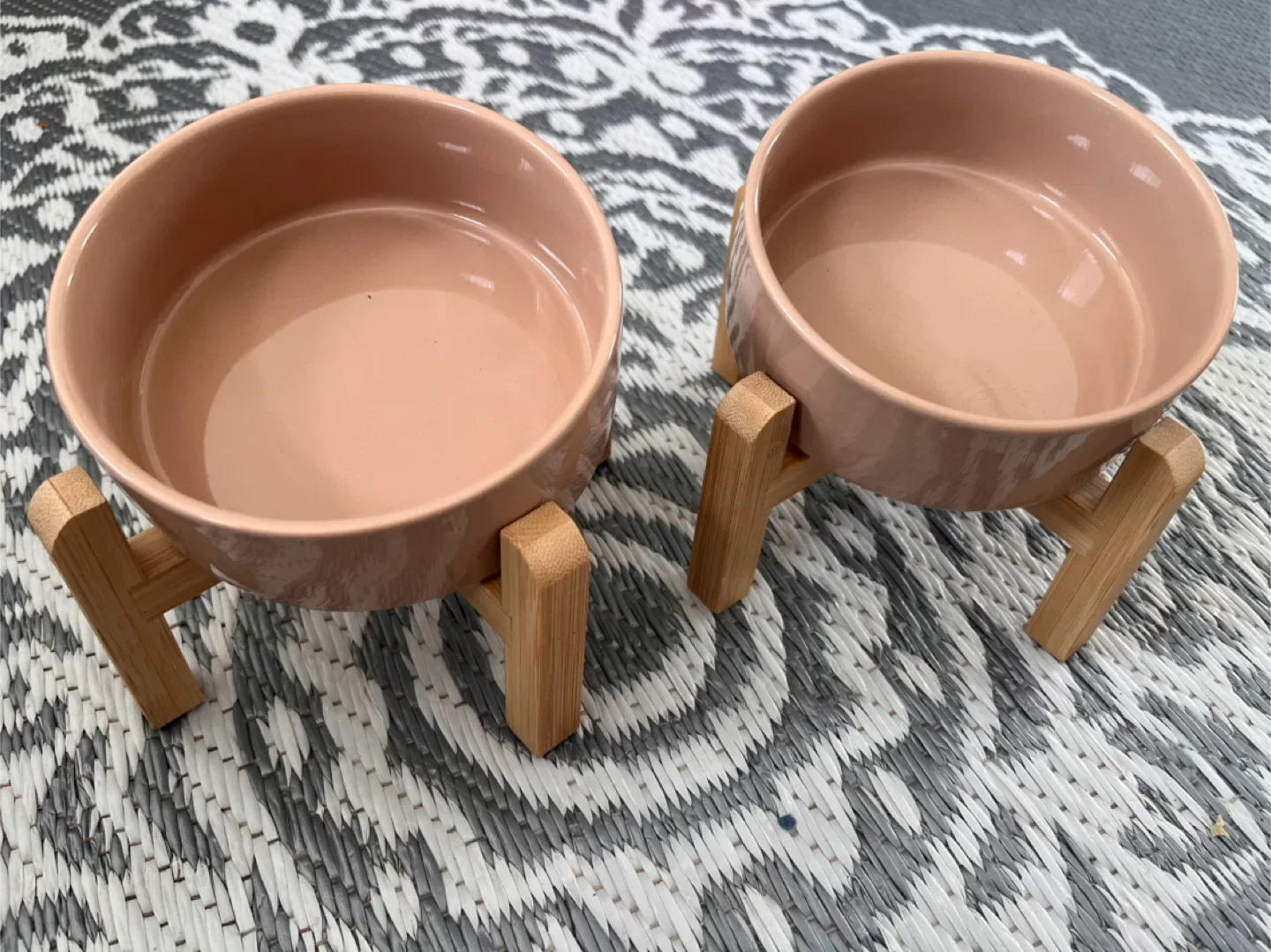 Raised Pet Bowls - Set of Two image indicator(2)