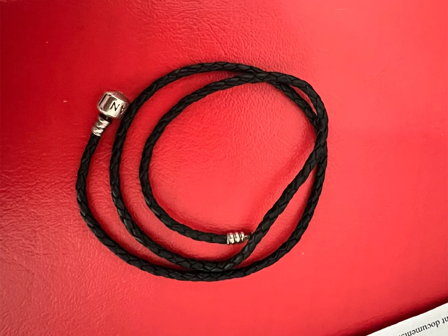 Triple wrap leather Pandora bracelet image indicator(3)