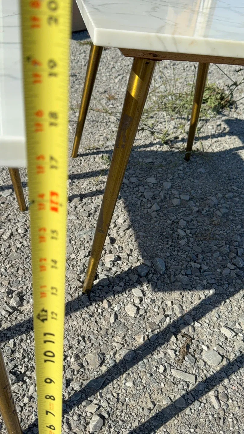 Marble Top Side Tables - 16"x22" 🥕 image indicator(7)