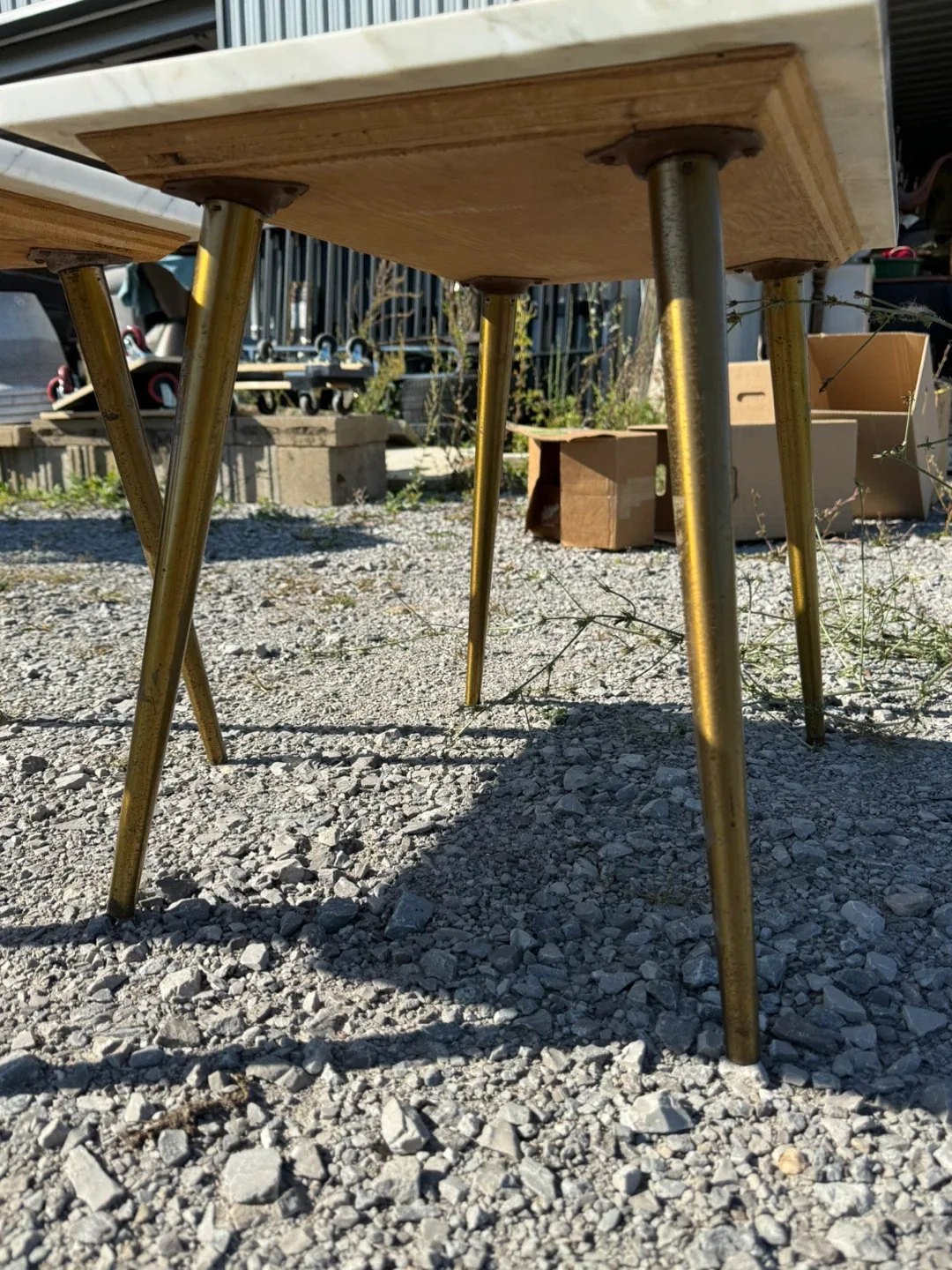 Marble Top Side Tables - 16"x22" 🥕 image indicator(8)