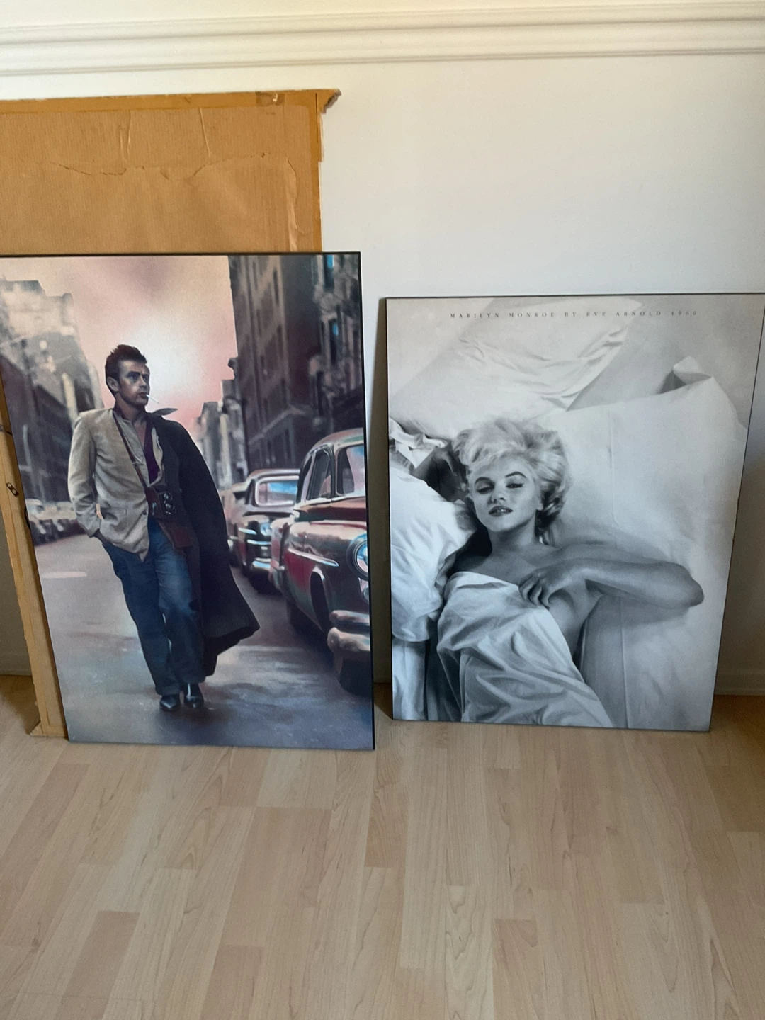 James Dean and Marilyn Monroe Framed Prints