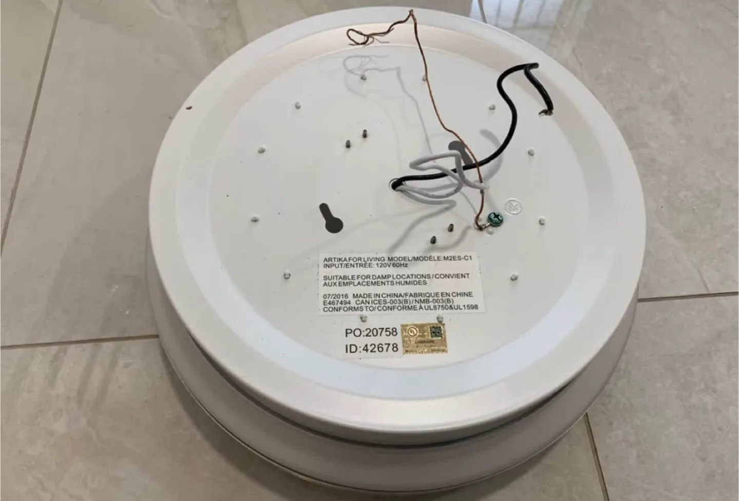 Artika Orion 12-inch LED Flushmount Light image indicator(4)