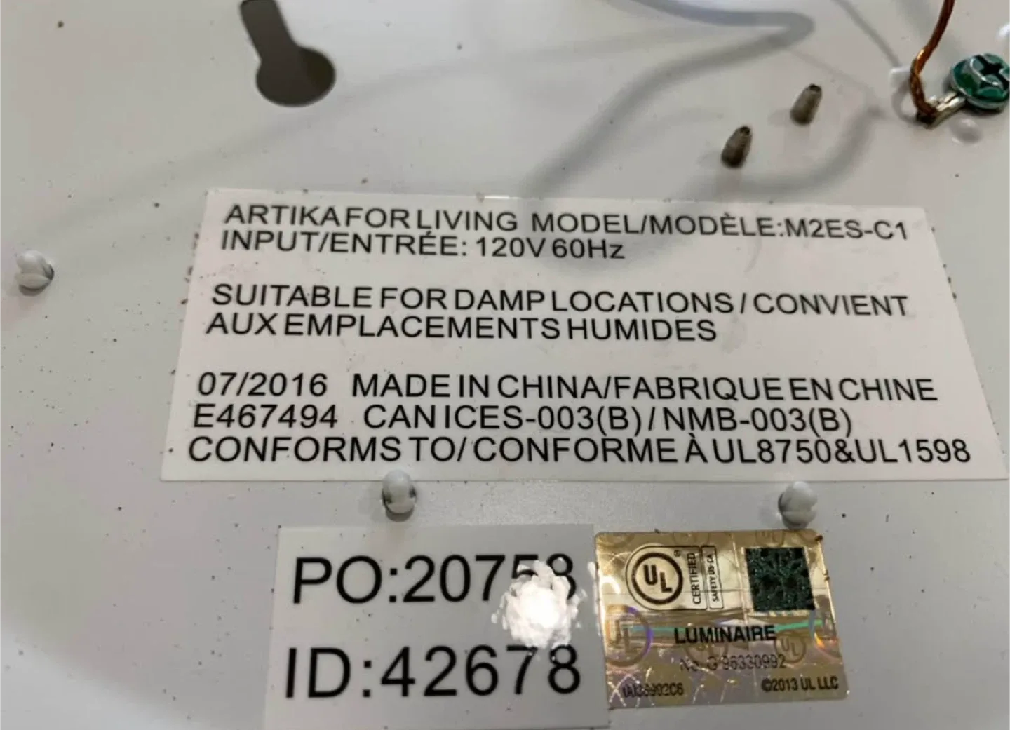 Artika Orion 12-inch LED Flushmount Light image indicator(5)