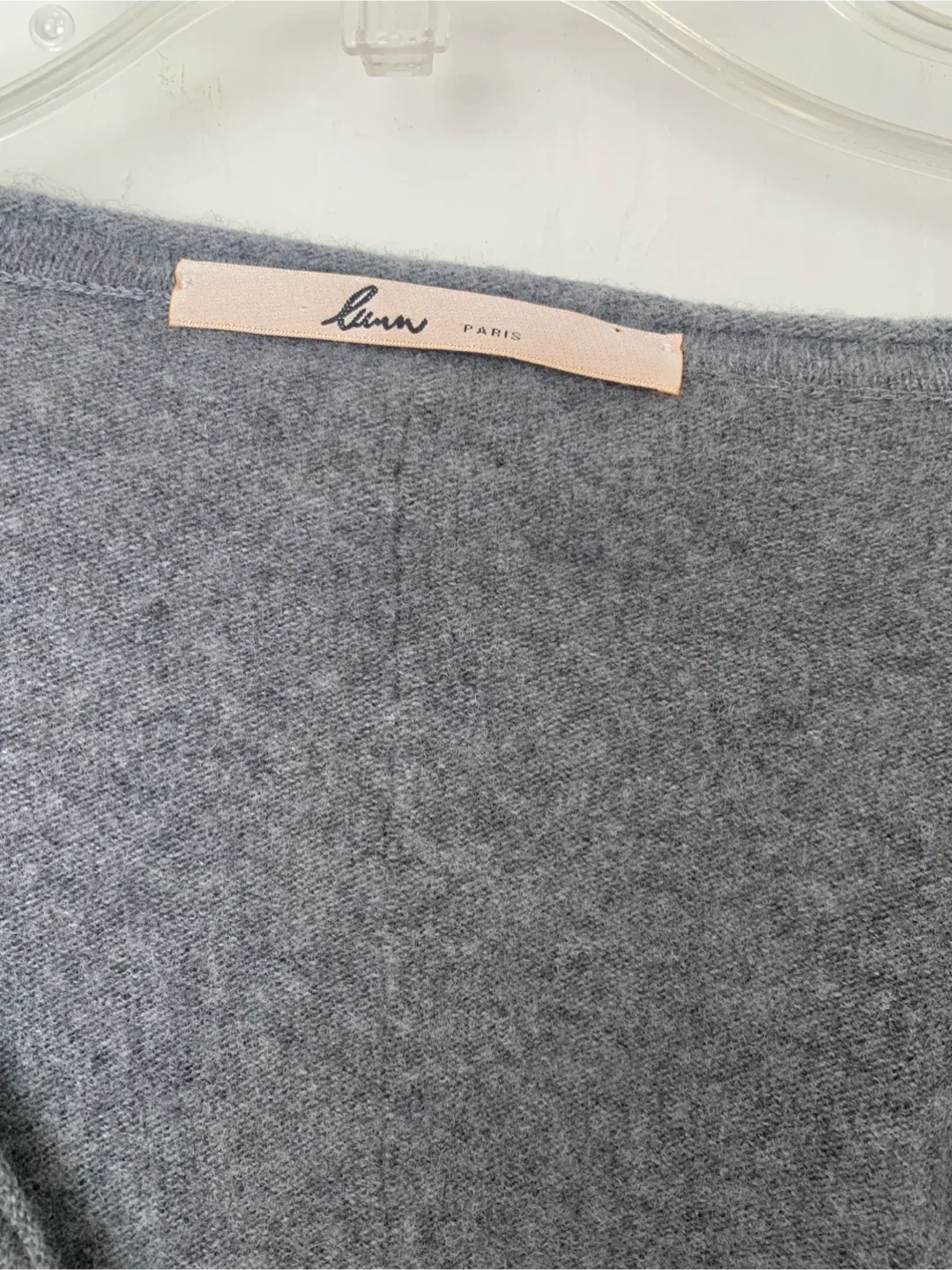 Luvon Paris Grey Cardigan - Size medium image indicator(2)
