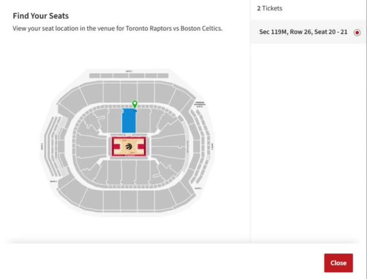 Toronto Raptors vs Boston Celtics Tickets - Oct 10, 2025 image indicator(2)