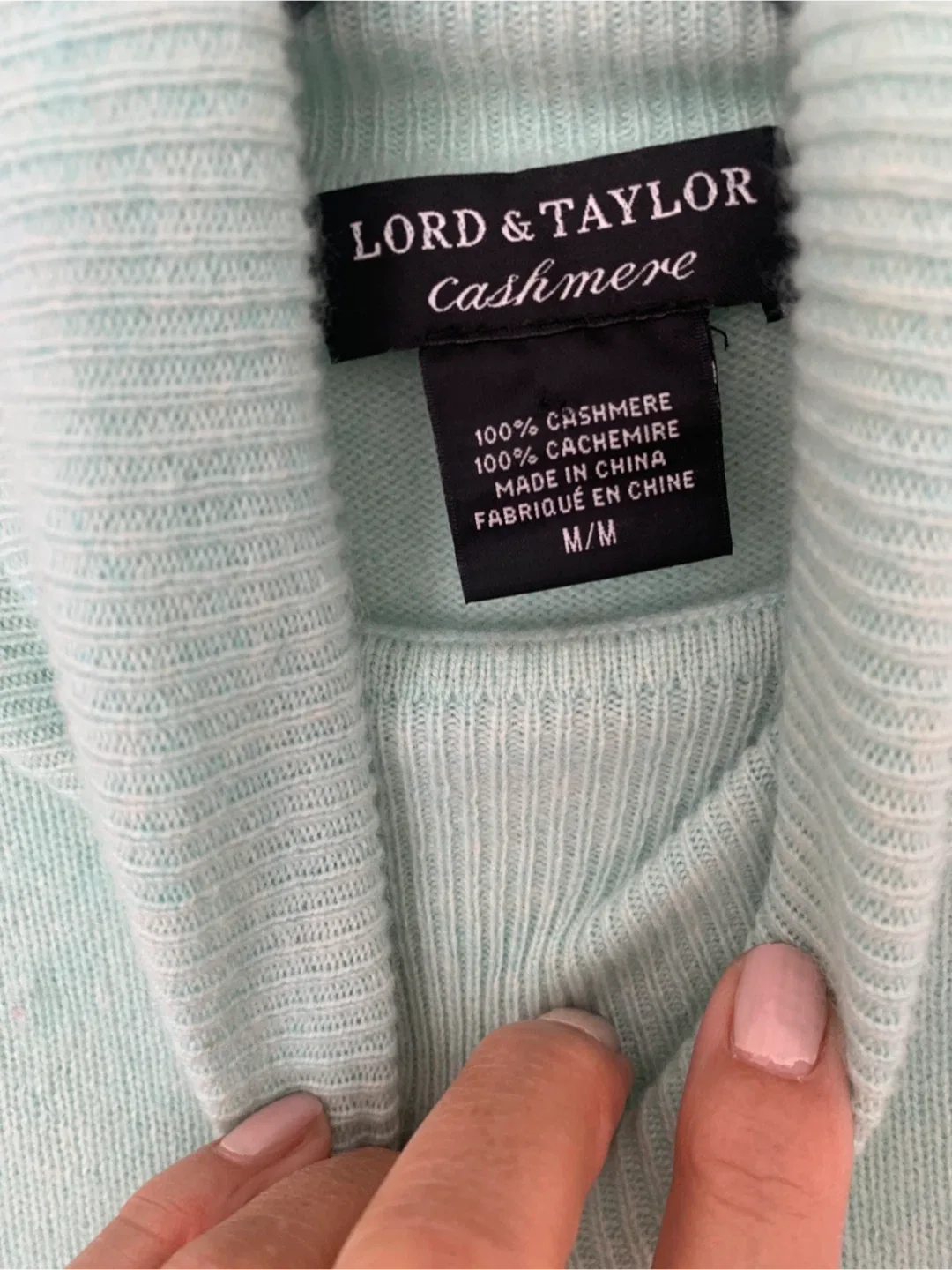 Lord & Taylor Cashmere Turtleneck - M/M image indicator(2)