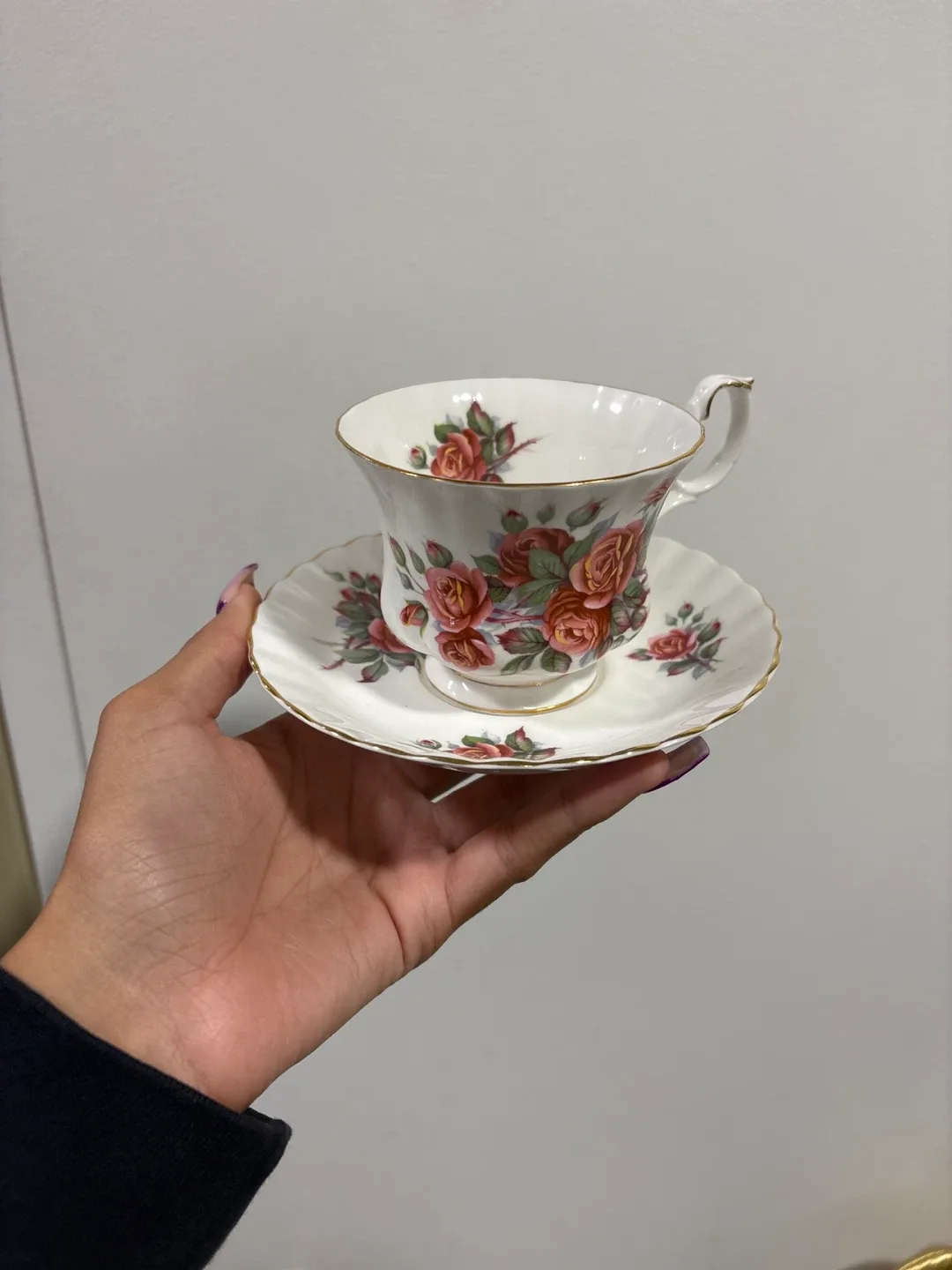 Royal Albert Centennial Rose Teacup & Saucer thumbnail
