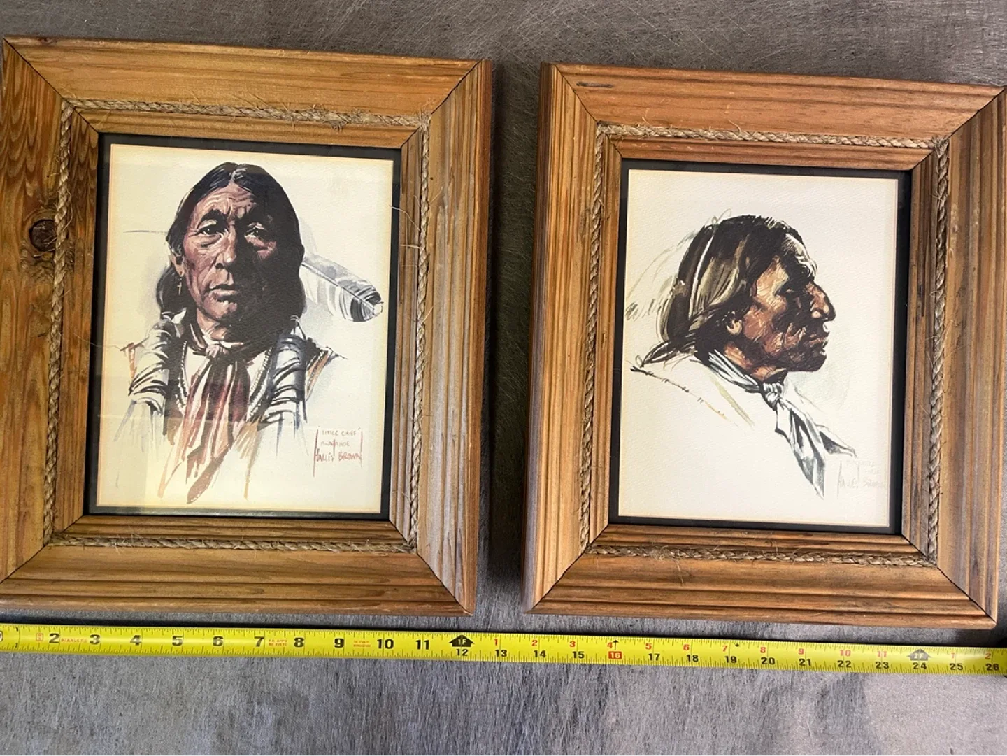 Harley Brown Framed Art - Little Chief Arapahoe image indicator(2)