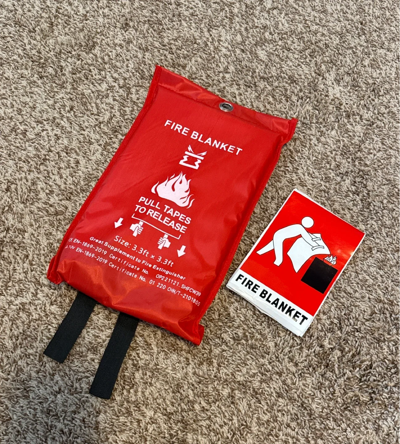 Fire Blanket 3.3ft x 3.3ft thumbnail