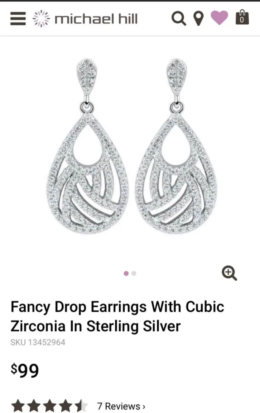 Michael Hill fancy Drop Earrings ‼️final sale ‼️ image indicator(2)