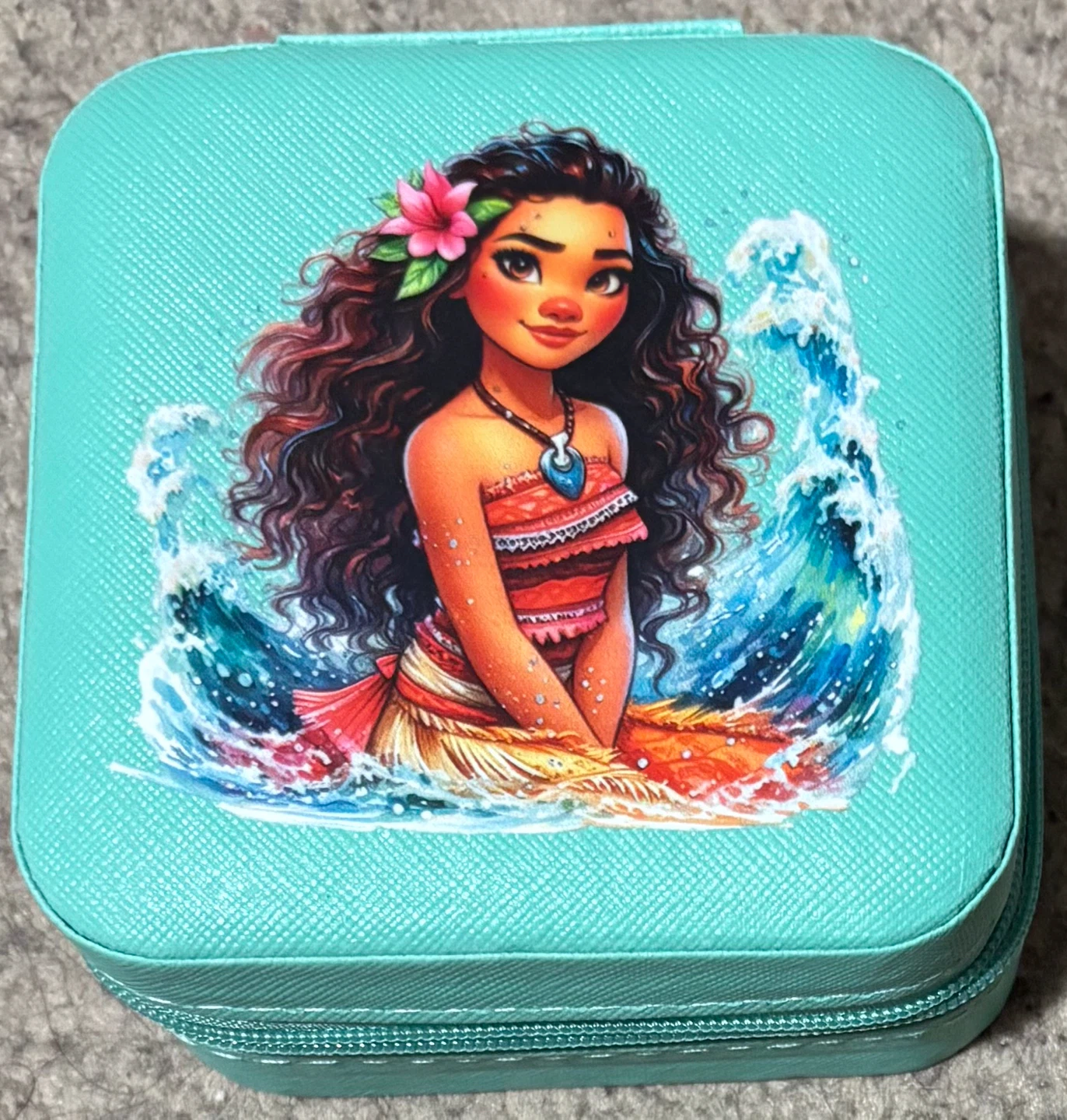 Moana Themed Travel Jewelry Box