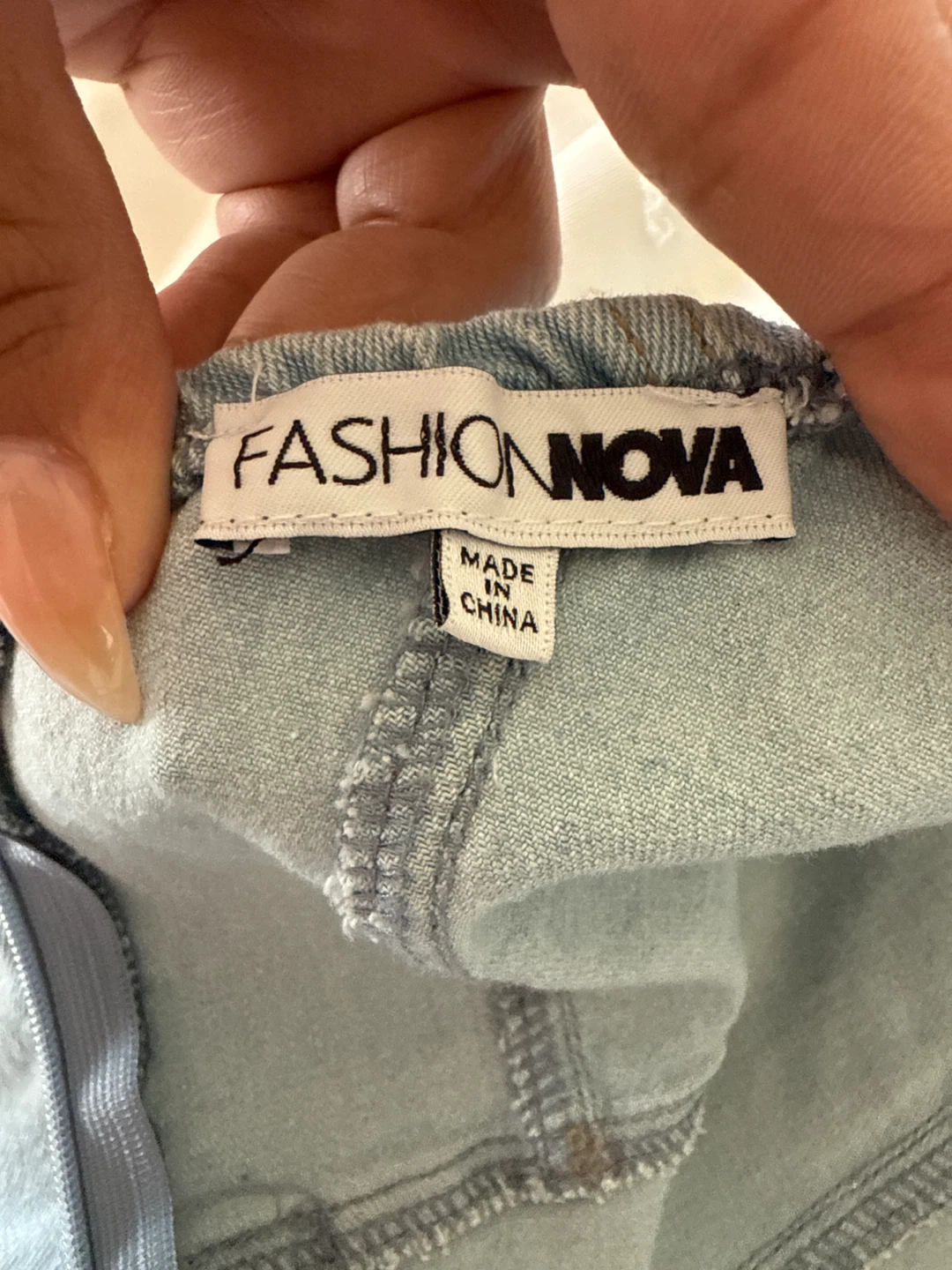 Fashion Nova Denim Mini Dress - photo 4