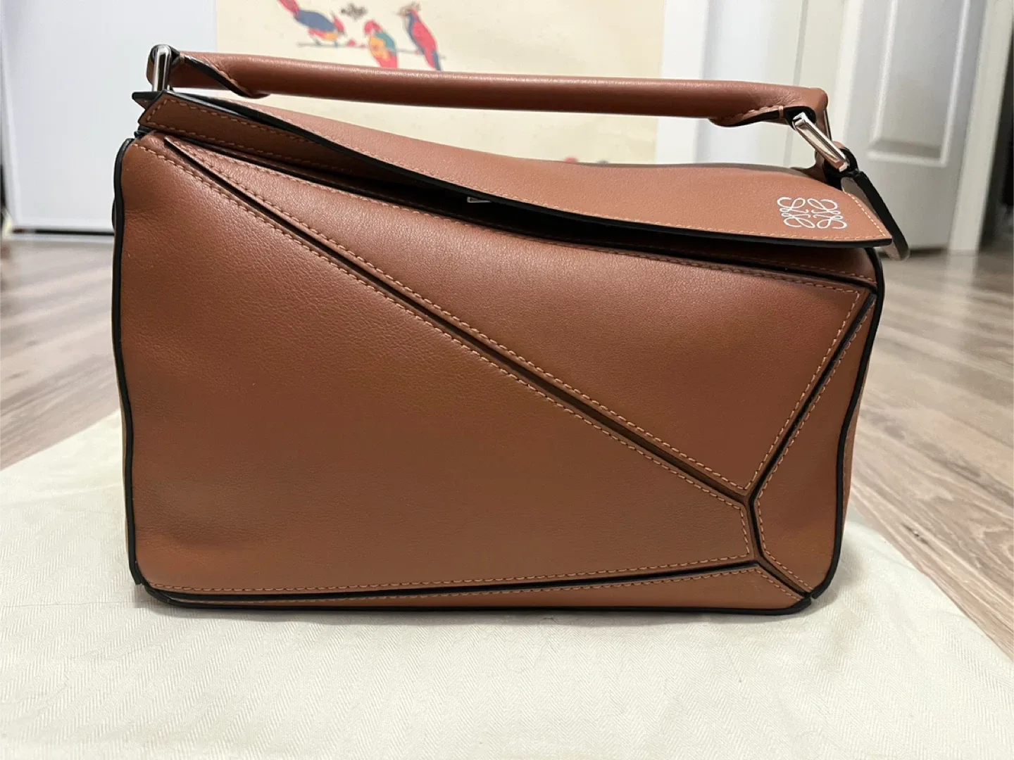 Loewe Puzzle Bag Small - Tan image indicator(4)