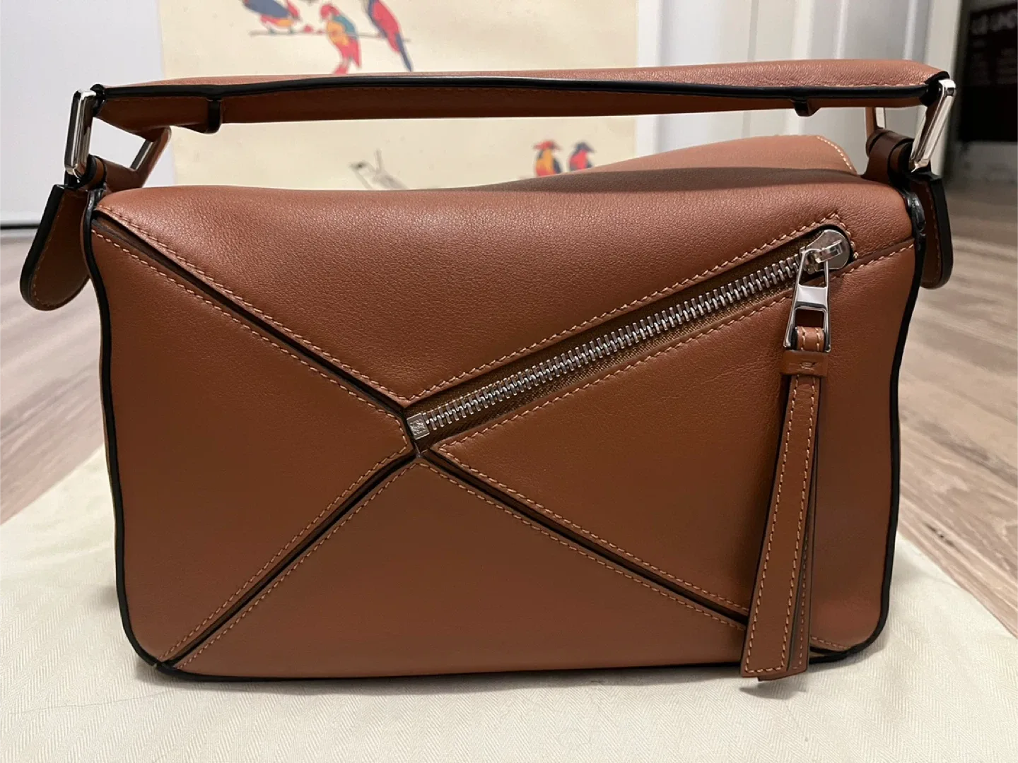 Loewe Puzzle Bag Small - Tan image indicator(3)