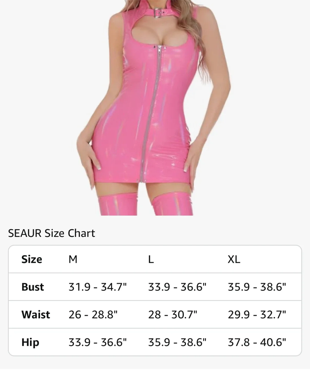 Pink Bodycon Mini Dress - Size L image indicator(5)
