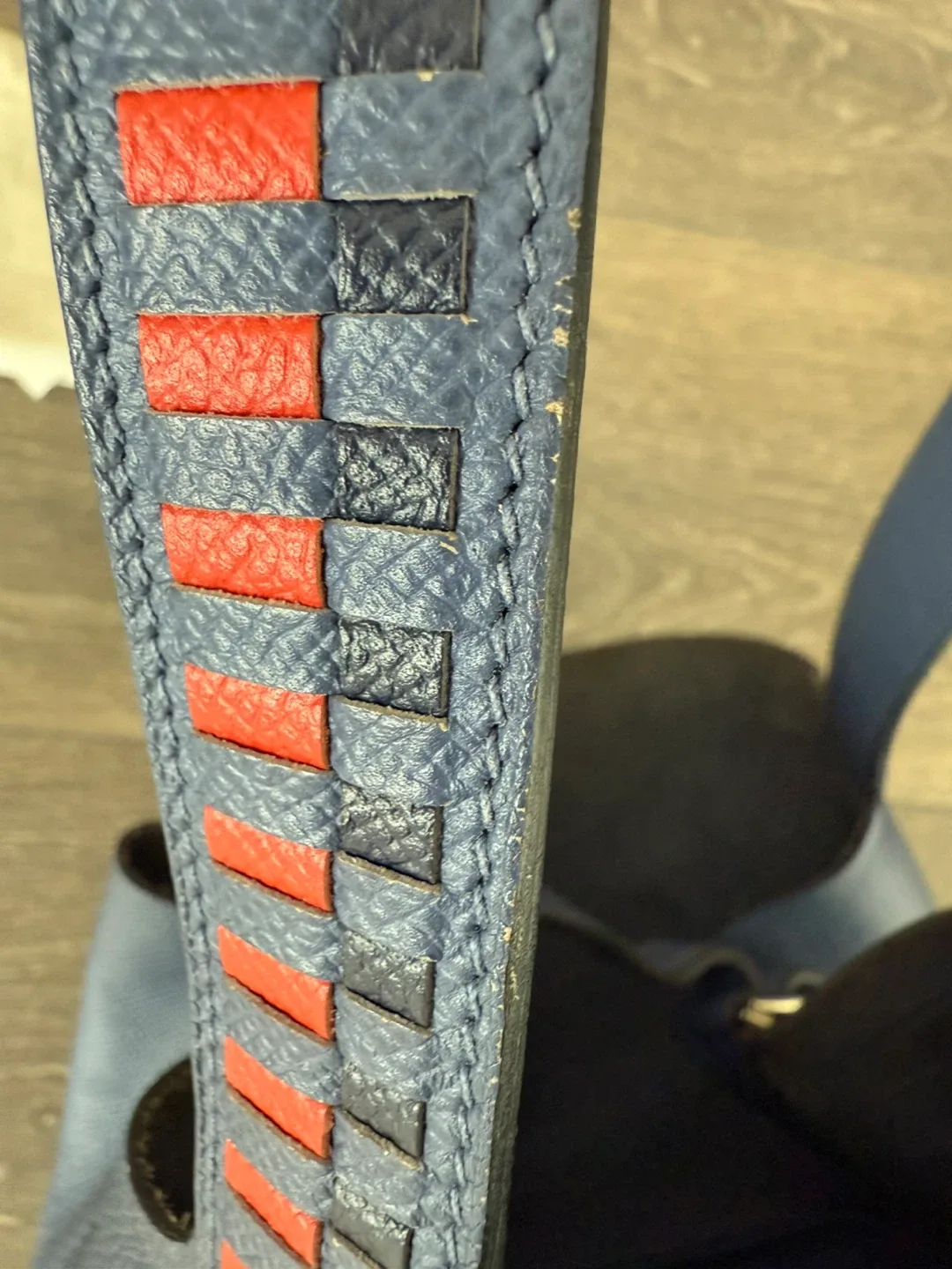 Hermès Blue Leather Picotin 22 Handbag image indicator(6)