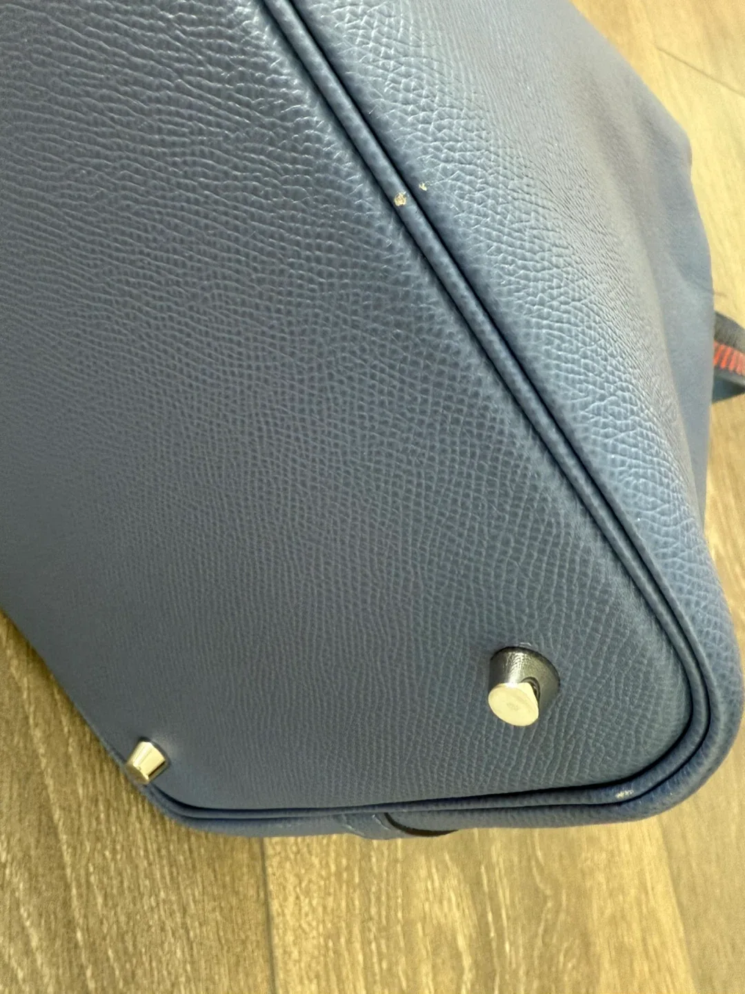 Hermès Blue Leather Picotin 22 Handbag image indicator(7)