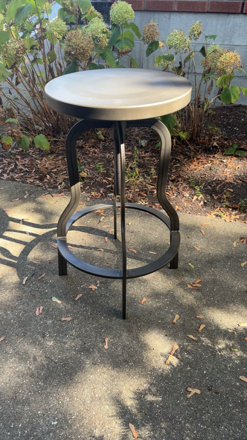Metal Swivel Bar Stool
