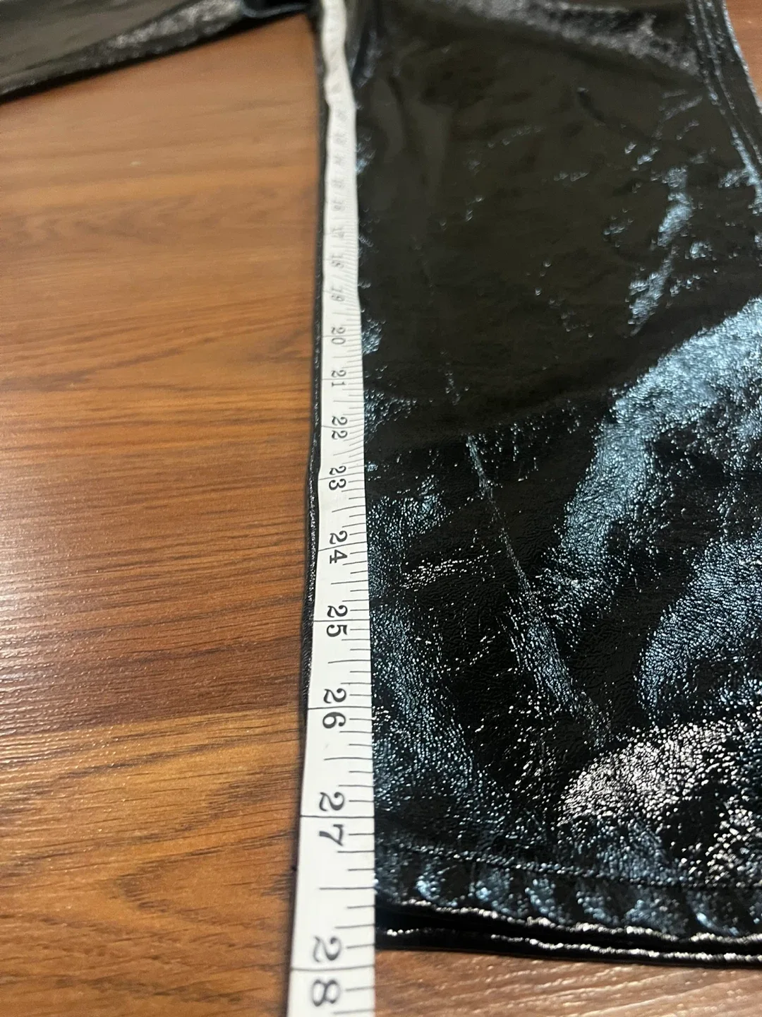 Wilfred Black Paperbag Patent Leather Pants - Size XS image indicator(5)