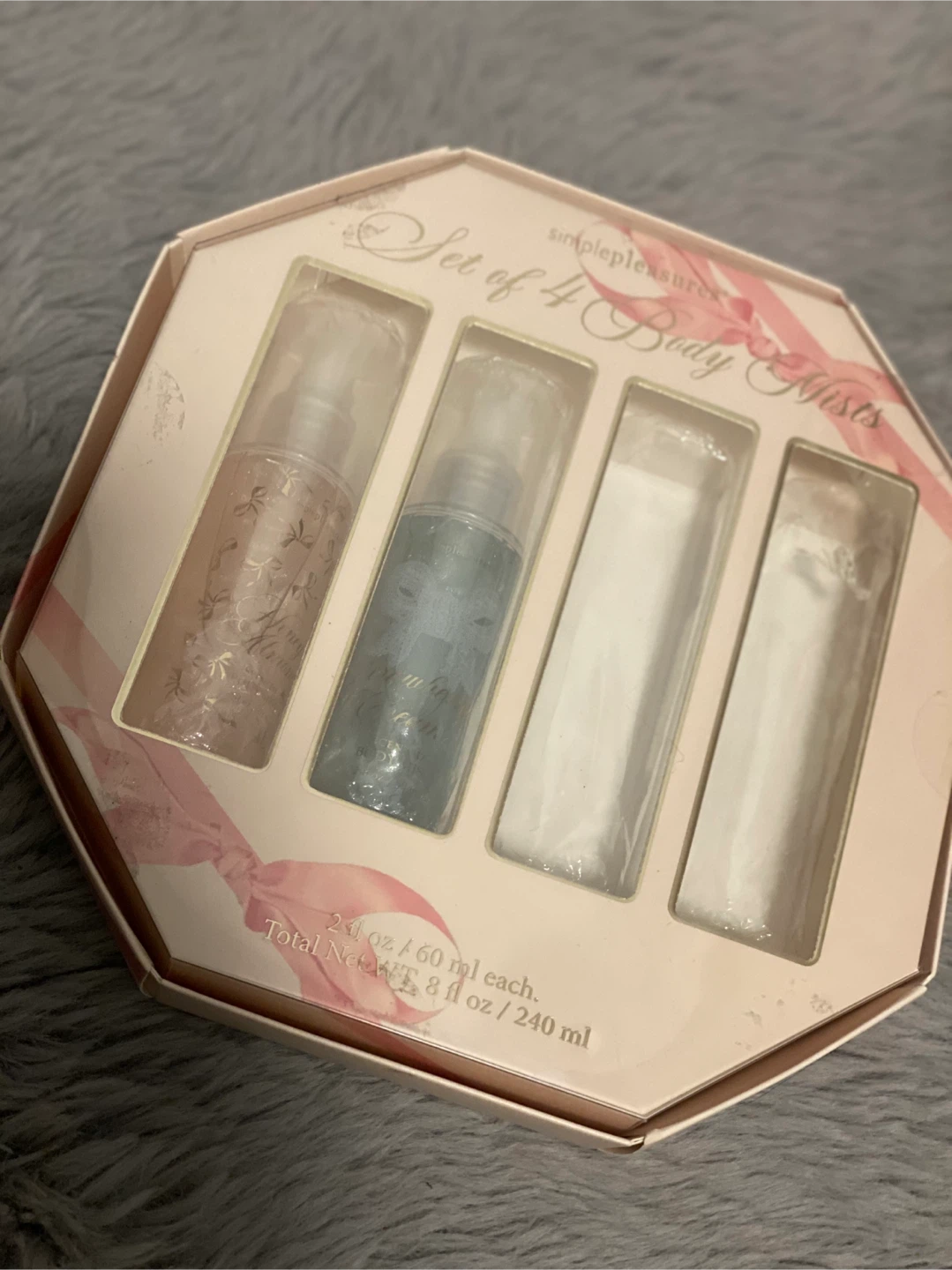 Simple Pleasures Set of 2 Body Mists (Glittery) - New - photo 2
