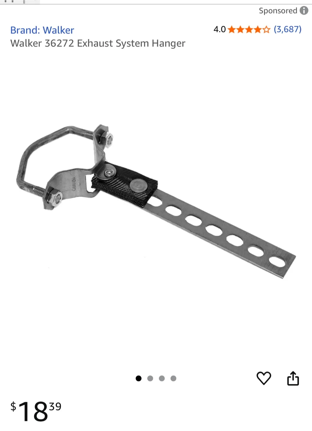 Universal Tailpipe Hanger & Clamp image indicator(3)