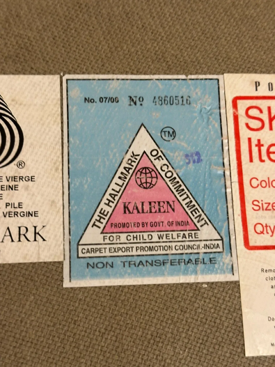 Pottery Barn Blue Fishie Blue Wool Rug - 5x5 Round image indicator(5)